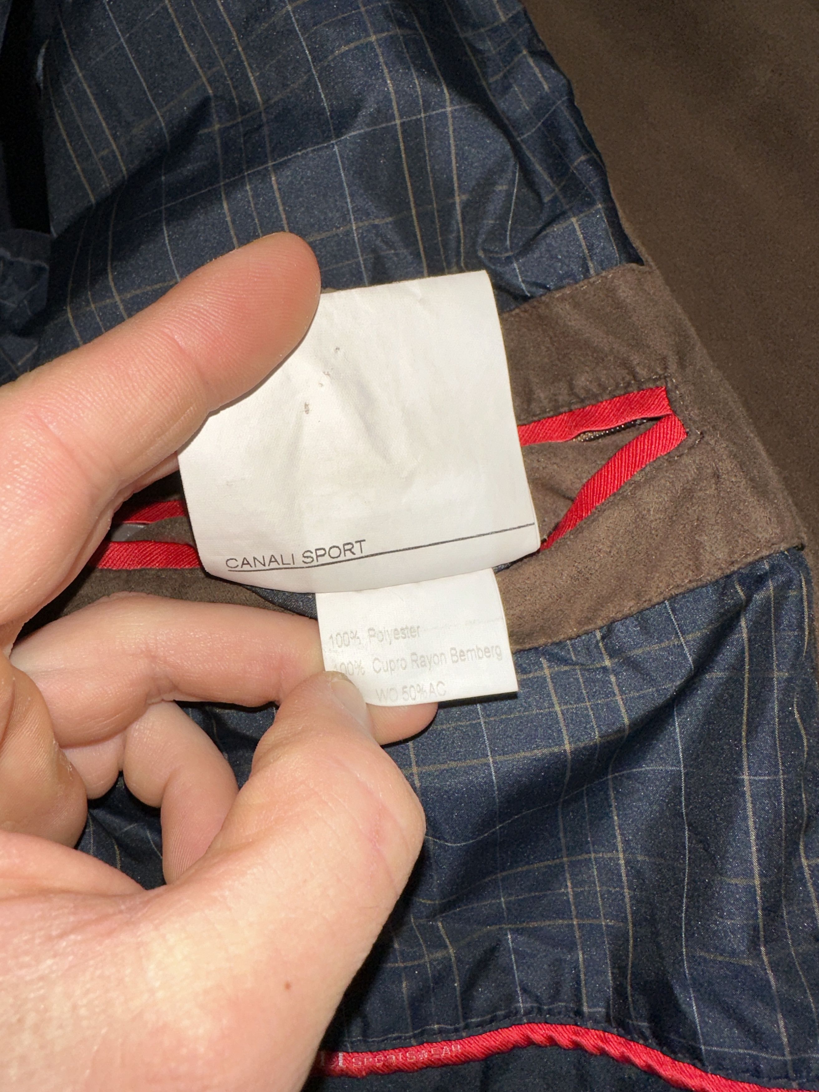 Canali Canali Sportswear Suede Rain Wind Tech Weatherproof Size 52 Size US L / EU 52-54 / 3 - 13 Thumbnail