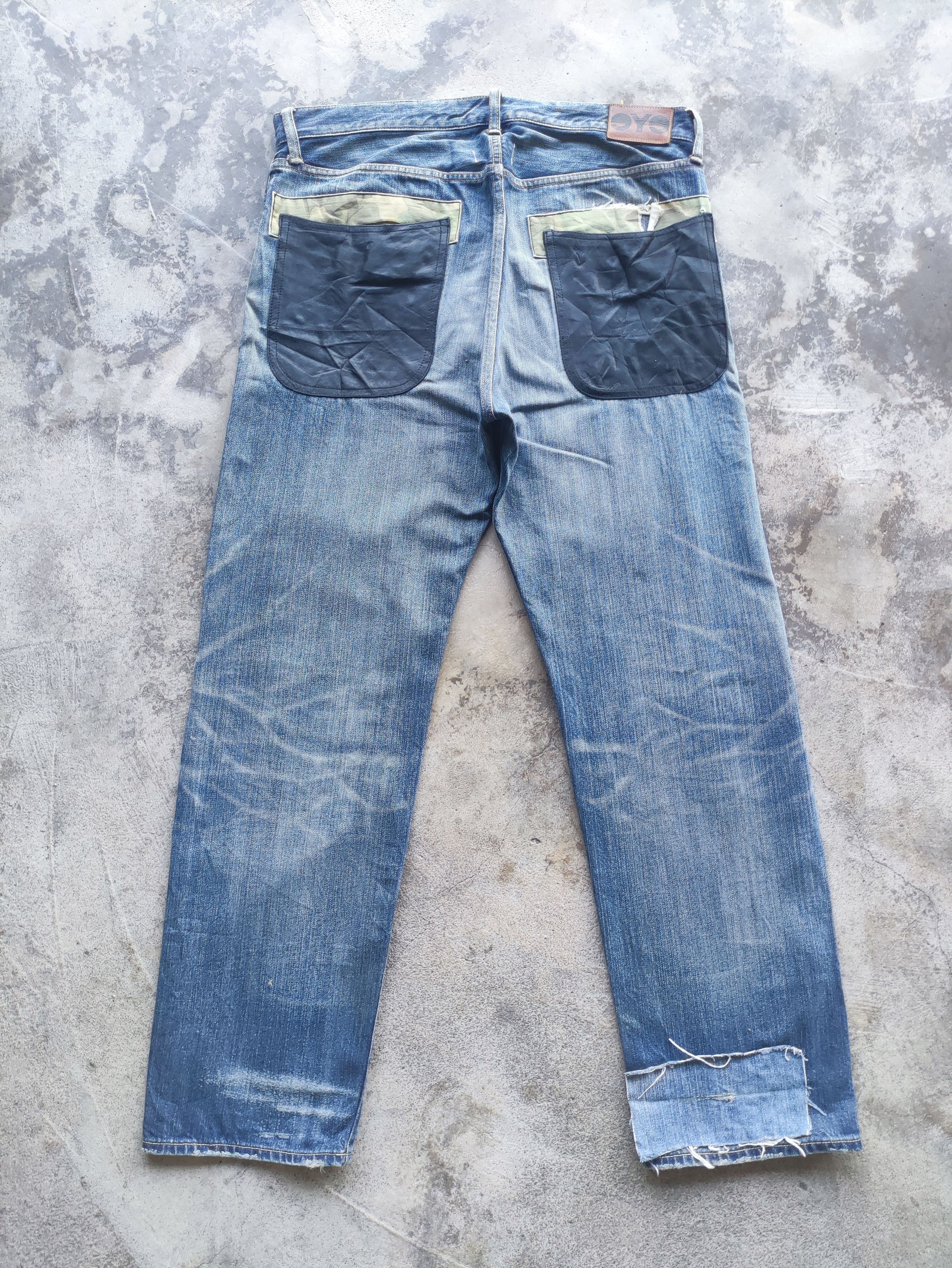 Junya Watanabe Vintage Junya Watanabe CDG Distressed Waist 35 Size US 35 - 2 Thumbnail