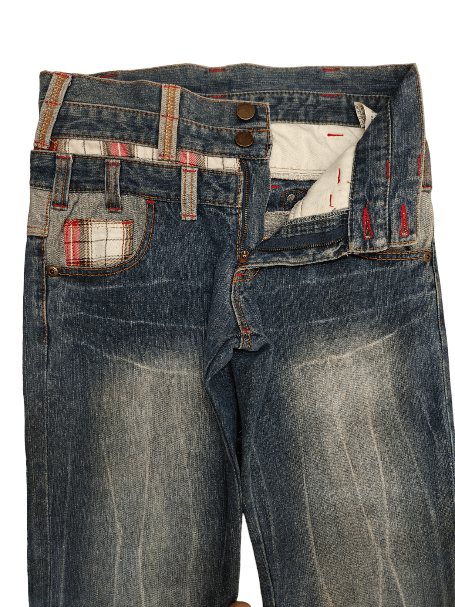 Hysteric Glamour Japanse Brand Double Waist Buckle Back Ppfm Undercover Style Size US 33 - 15 Thumbnail