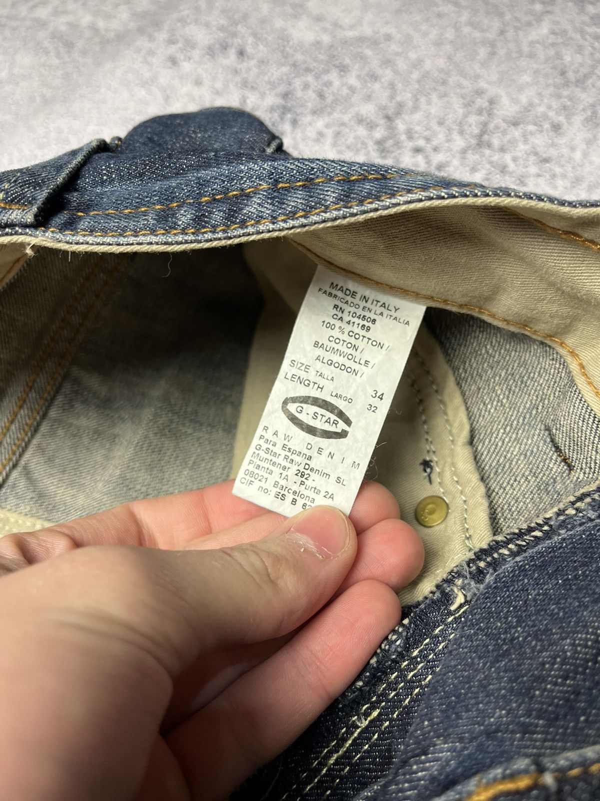 G-Star Vintage G Star Raw Denim Knee Avant Garde Pants / Jeans Rare Size US 34 / EU 50 - 14 Thumbnail