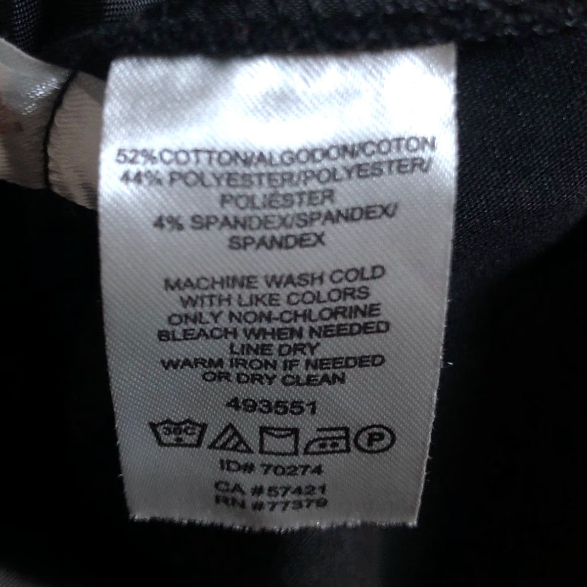 Ann Taylor Ann Taylor Factory Womens Pants Black High Rise Straight Professional Stretch 8 Size 30" / US 8 / IT 44 - 6 Thumbnail