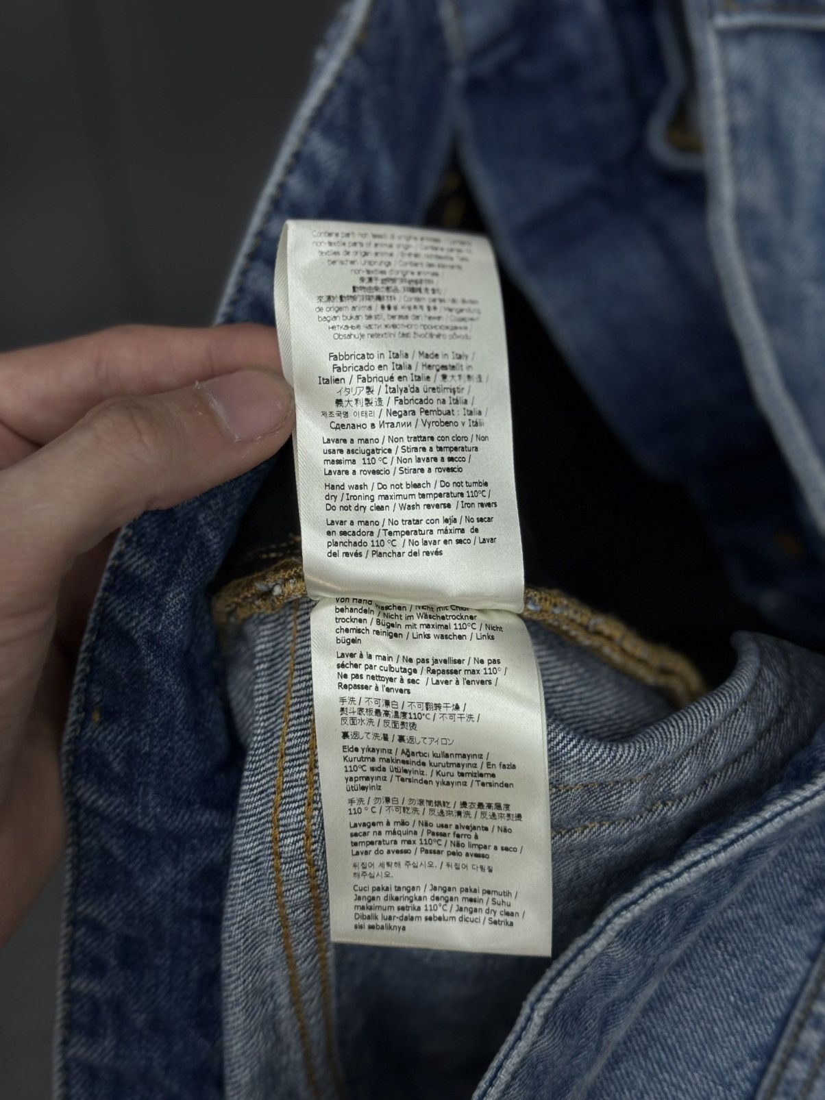 Fendi Fendi Blue Jeans Leather Size 30/34 $1500 Retail Size US 30 / EU 46 - 16 Thumbnail