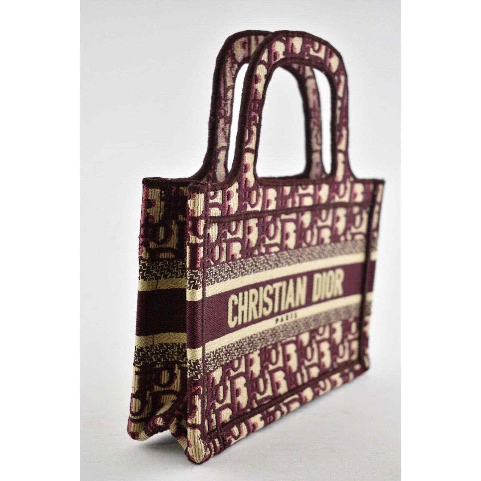 Dior Christian Dior Oblique Canvas Mini Book Tote Handle Bag Size ONE SIZE - 5 Thumbnail