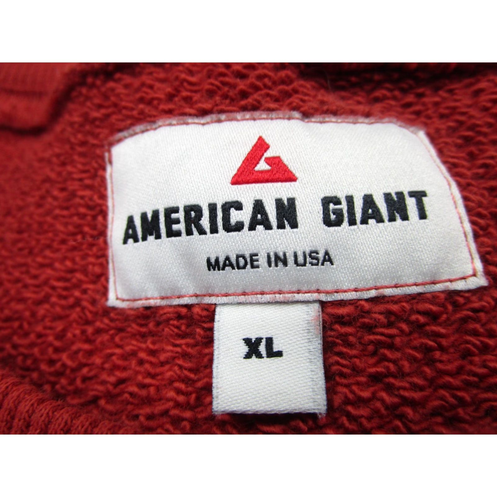 Vintage American Giant Sweatshirt Women XL Red Rust Raglan Crewneck Pullover Cotton Womens Size XL / US 12-14 / IT 48-50 - 6 Thumbnail