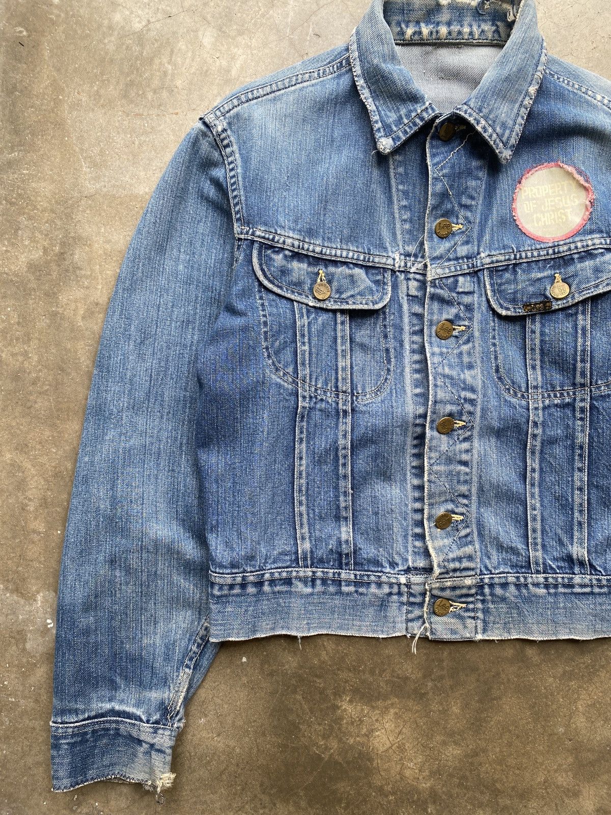 Lee RARE True Vintage 1950s Lee Rider 101J Denim Jacket Size US S / EU 44-46 / 1 - 2 Thumbnail