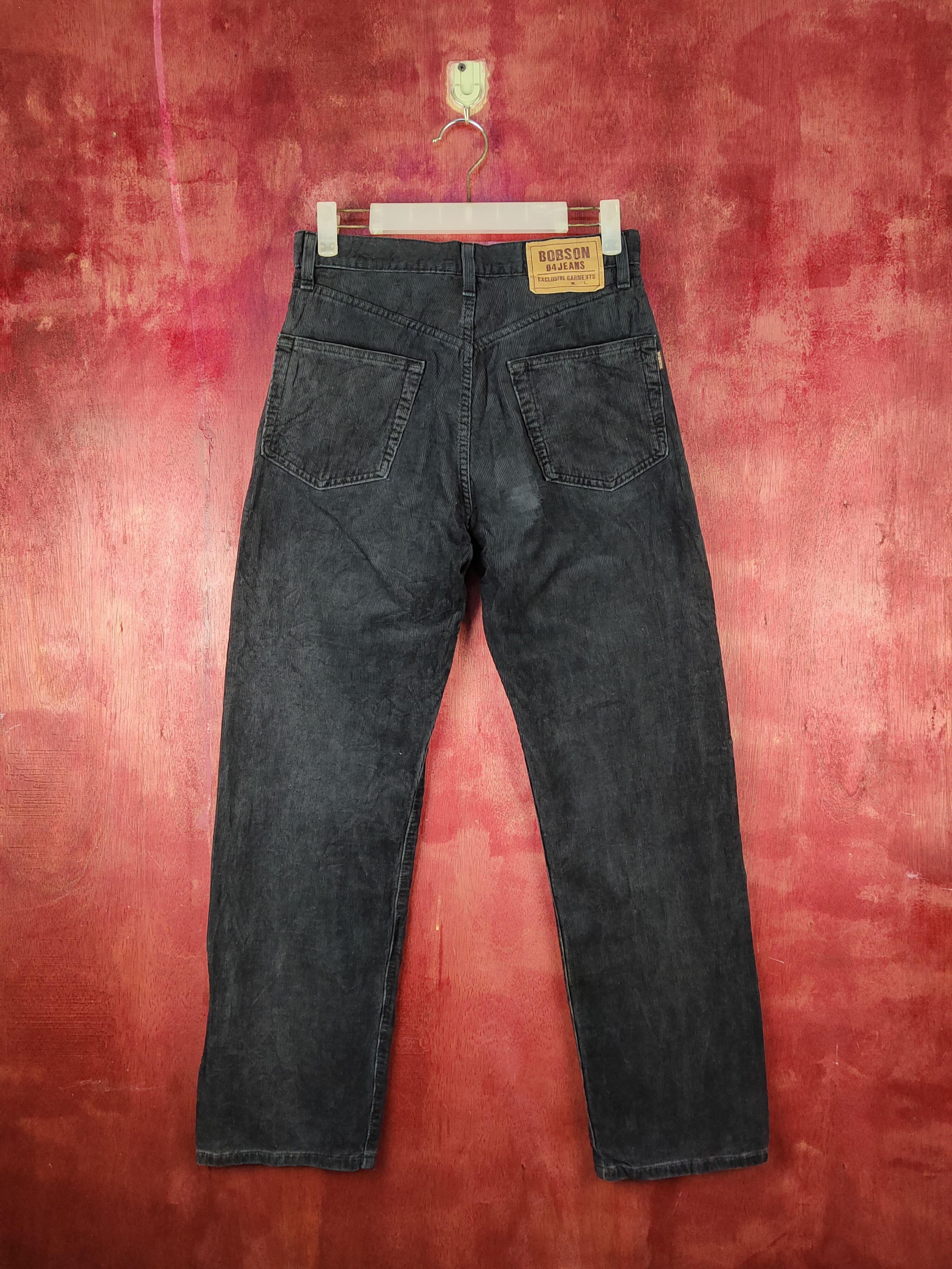 Vintage Bobson Dark Blue faded vintage cargo Corduroy Pants #S1560 Size US 28 / EU 44 - 7 Thumbnail