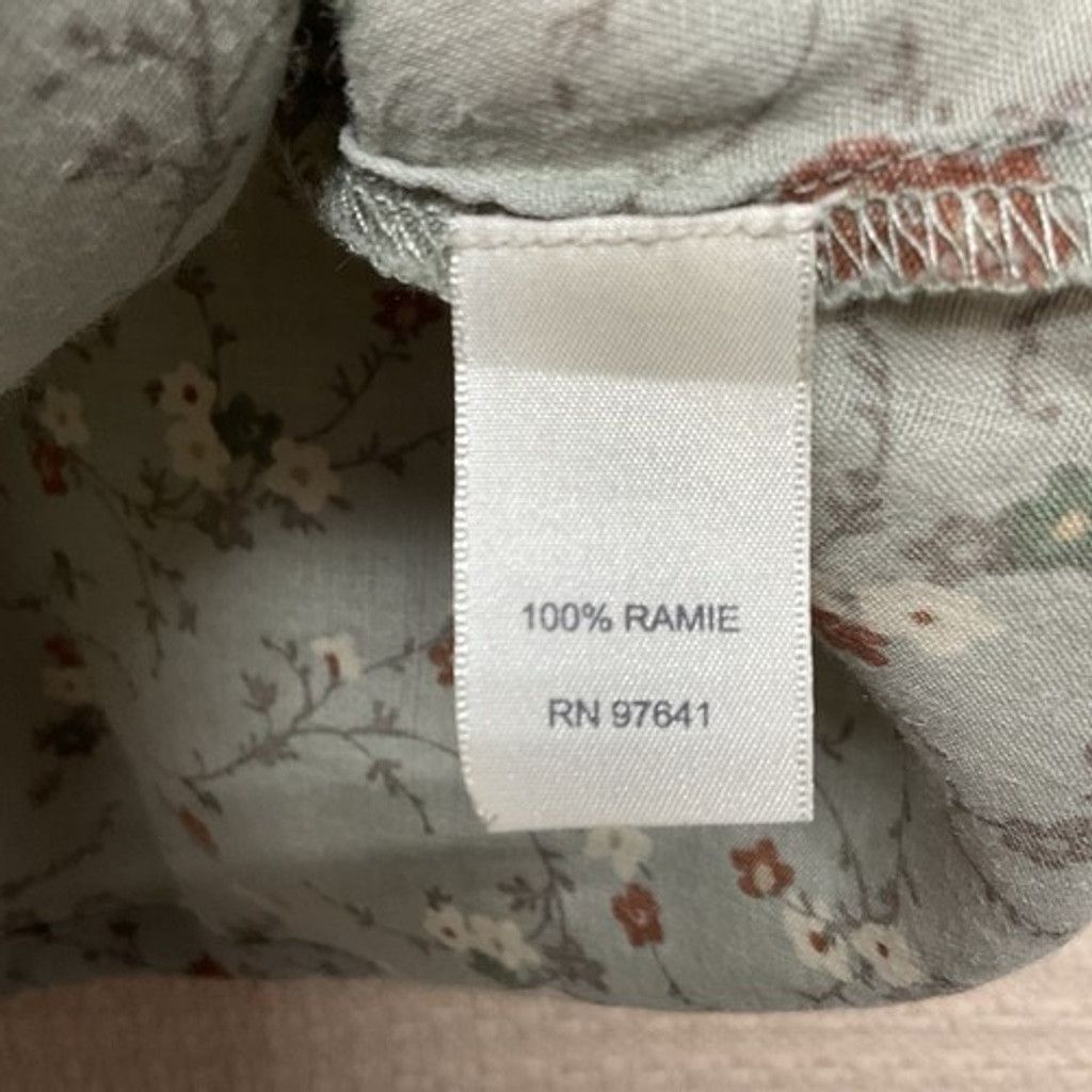 J. Jill J. Jill Ramie Floral Dainty Ruffle Blouse Women L Petite Size L / US 10 / IT 46 - 3 Thumbnail