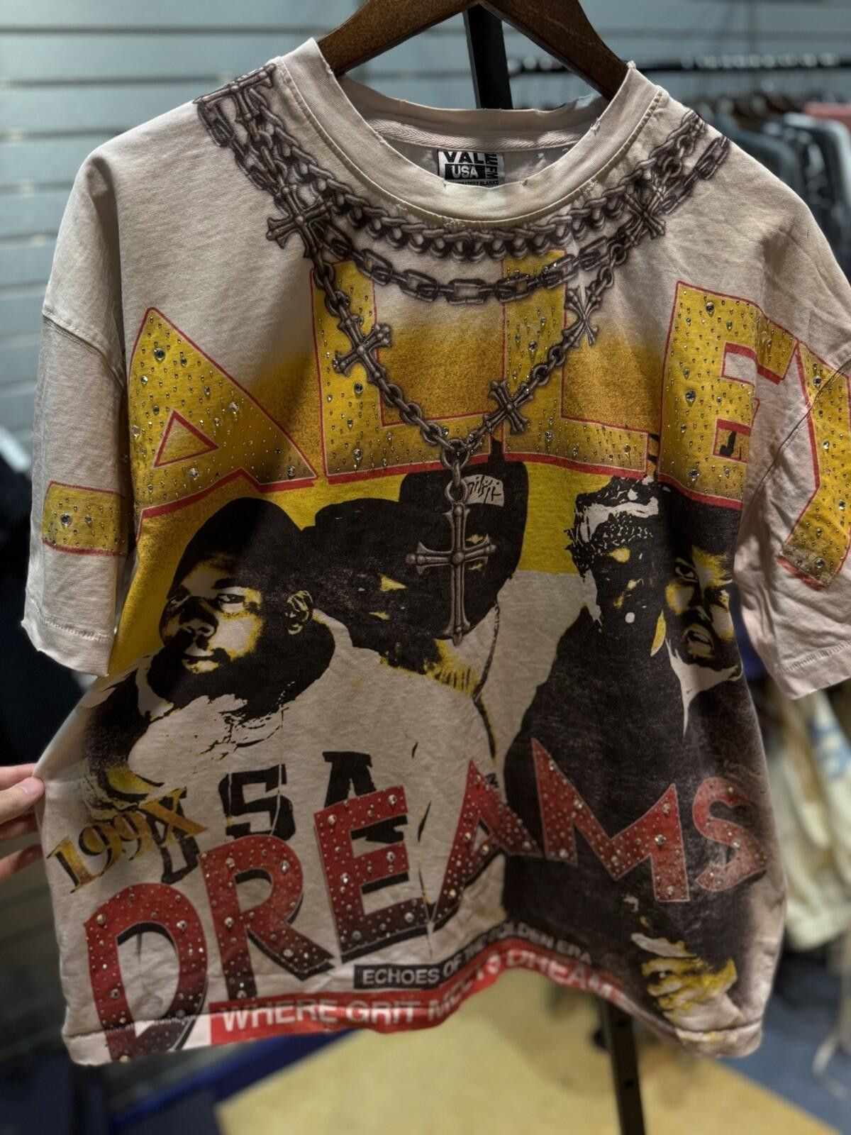 Vale Size Medium - Vale Forever Summer Stone Bling Tee Authentic Size M / US 6-8 / IT 42-44 - 3 Thumbnail