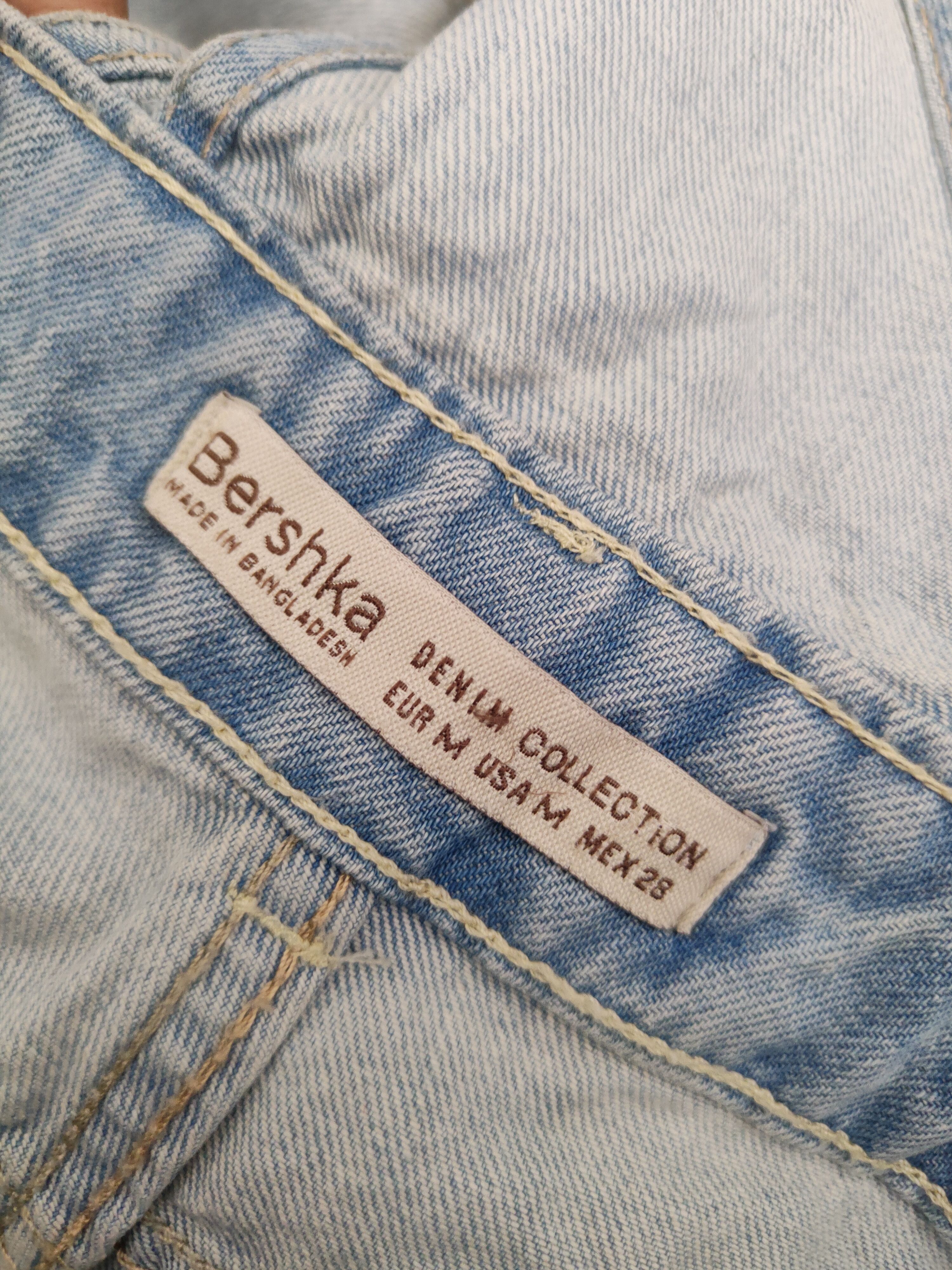 Bershka × Vintage Streetwear Vintage Bershka Blue Denim Shortall Jumpsuit Size 32" / US 10 / IT 46 - 15 Thumbnail