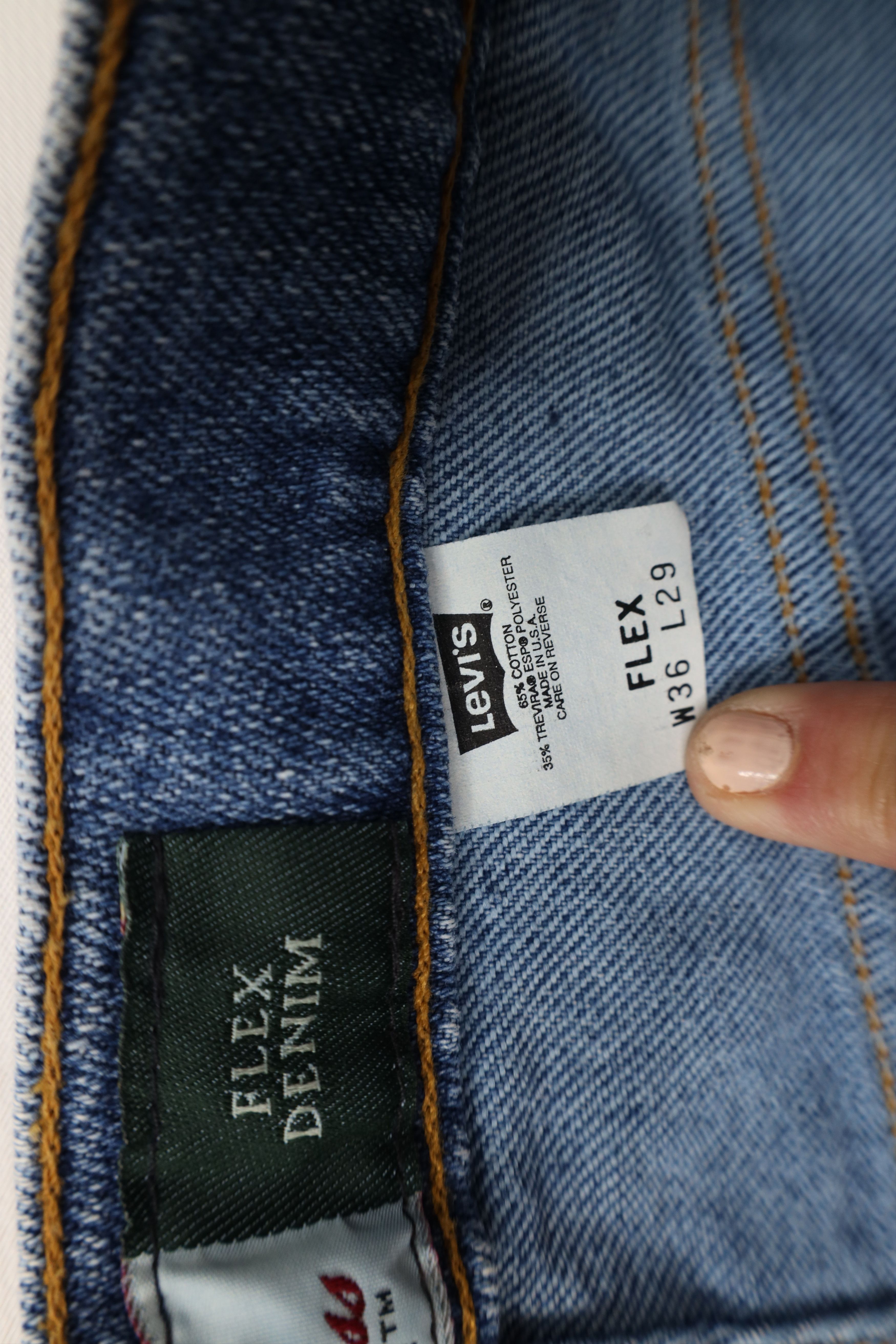 Levi's × Vintage Vintage 90s Levis 540 Relaxed Fit Straight Leg Jeans USA Size US 36 / EU 52 - 8 Thumbnail