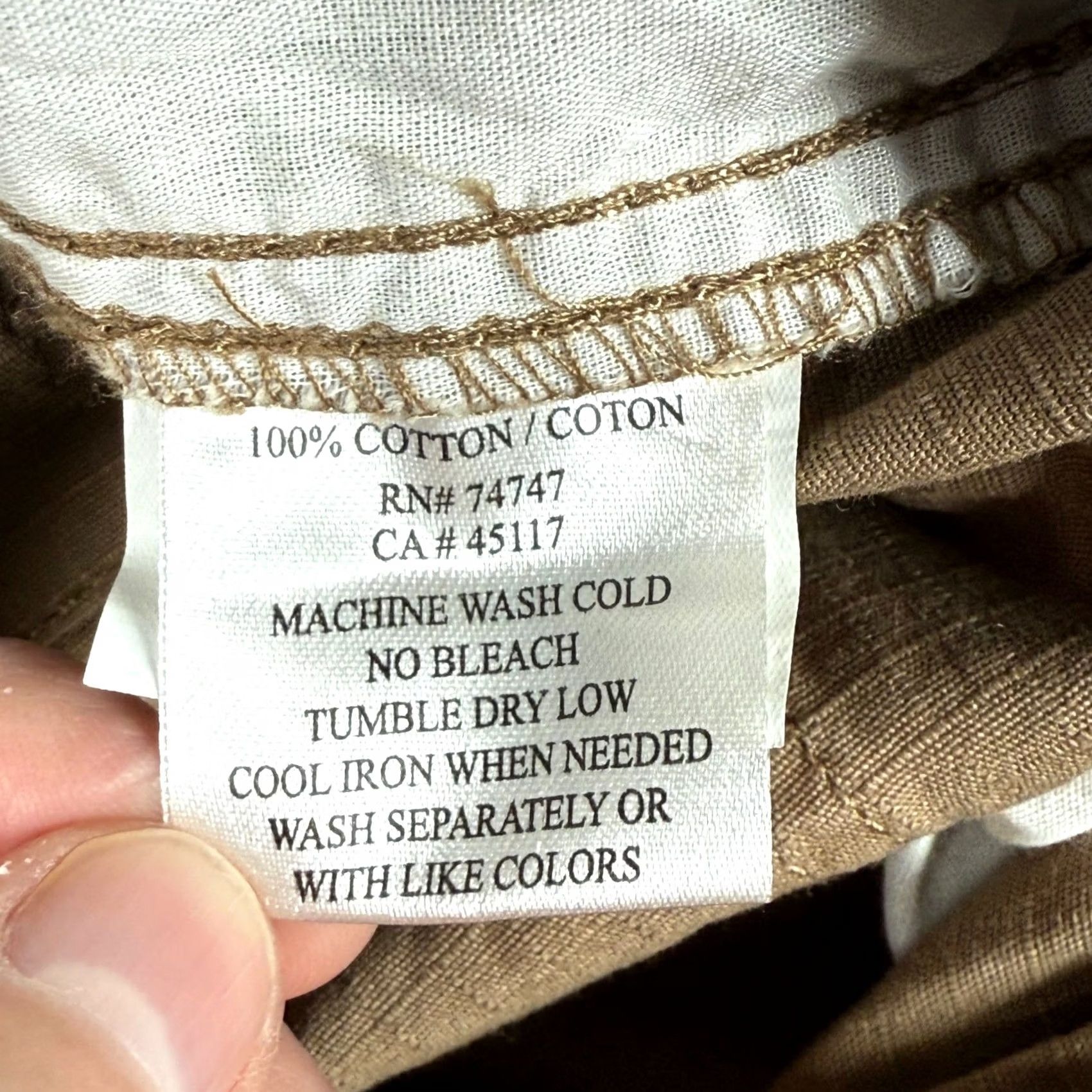 Vintage Red Head Cargo Pants 37x30 Beige Ripstop Canvas Utility Tactical Field Outdoor Mens Pants Regular Inseam 30" Size US 37 - 7 Thumbnail