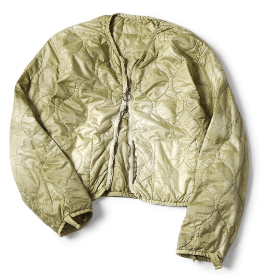Kapital Nylon quilted, unevenly dyed, lined cropped bolero Size US S / EU 44-46 / 1 - 1 Thumbnail