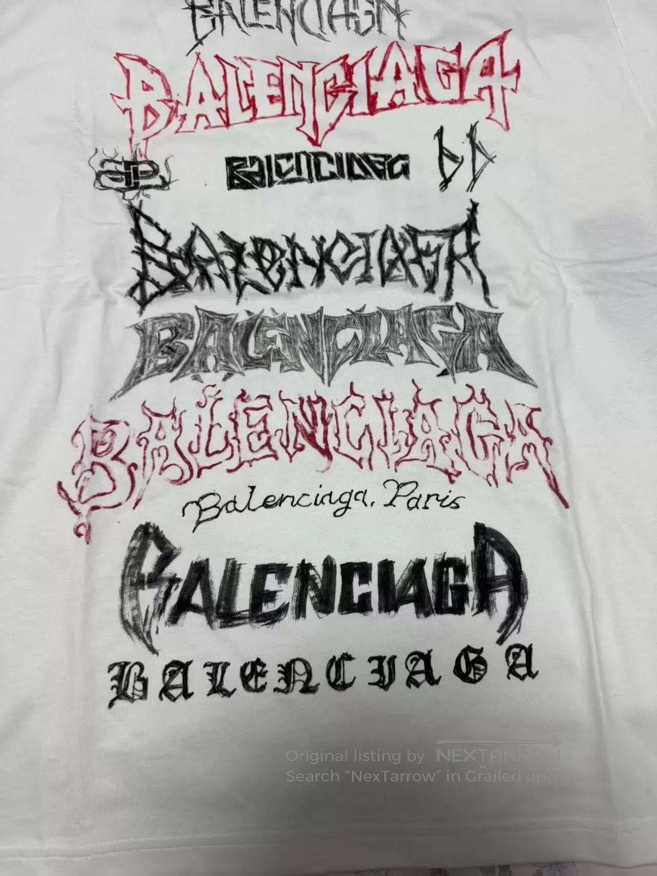 Balenciaga Balenciaga Dragon Year Graffiti Tee. Size US S / EU 44-46 / 1 - 4 Thumbnail
