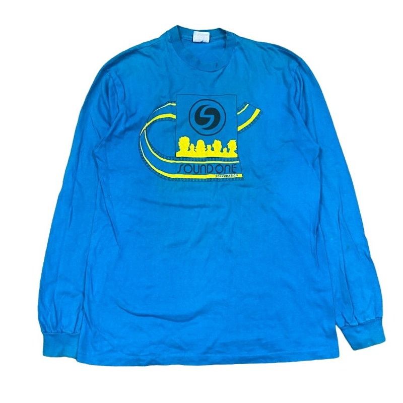 Hanes × Vintage VTG 90s Sound One Corporation Movie Sound Effects Shirt Lg Size US L / EU 52-54 / 3 - 1 Thumbnail