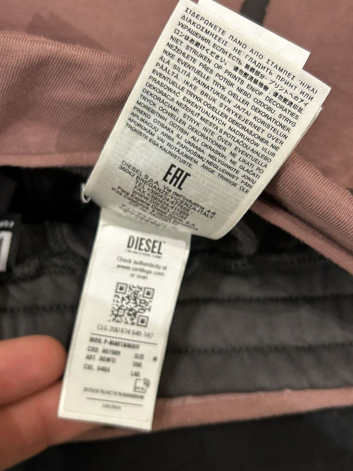 Diesel Diesel P-Martainoff Lounge Pants Size US 32 / EU 48 - 8 Thumbnail