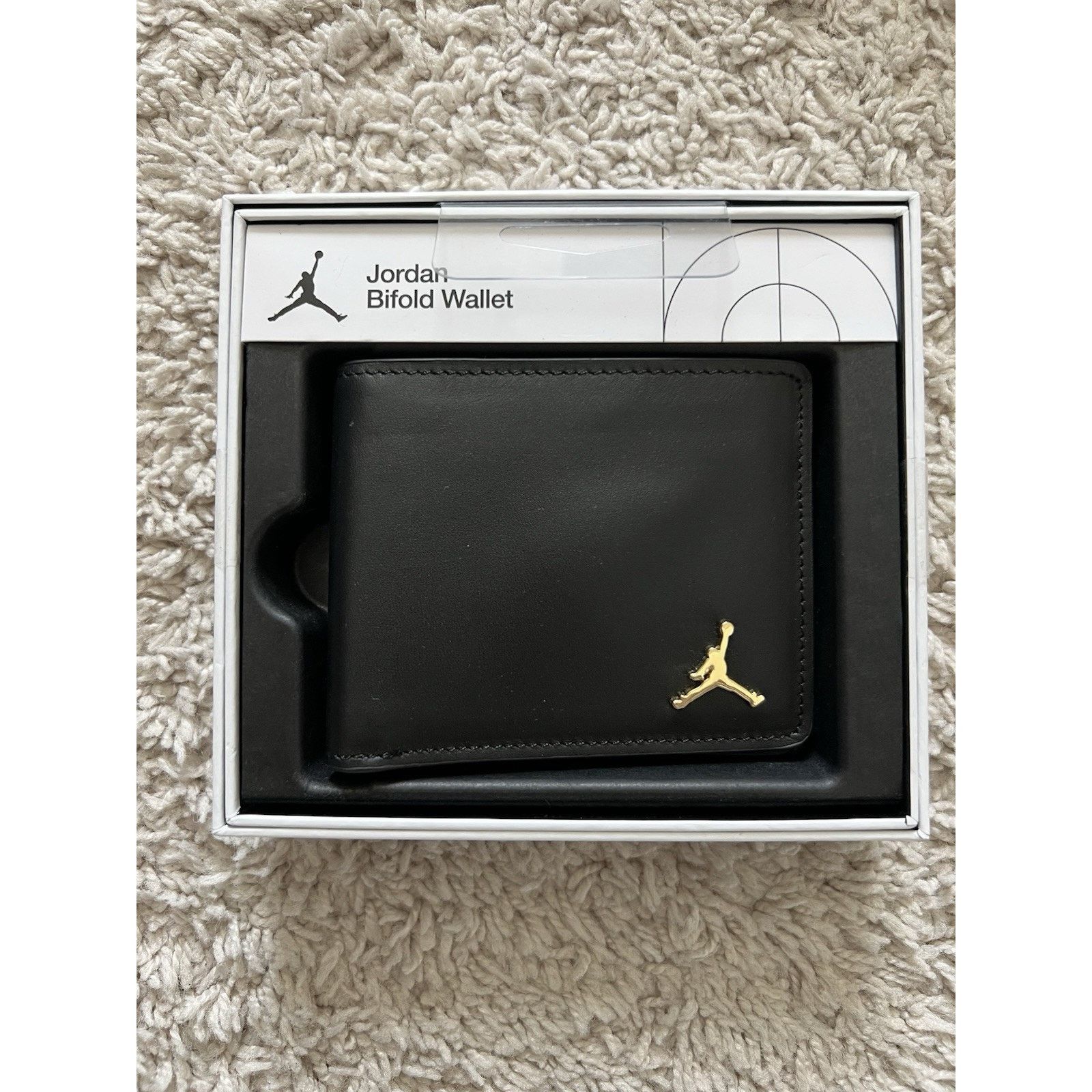 Nike Jordan Jumpman Ingot Bifold Wallet Men’s Black Style NWT Size ONE SIZE - 1 Thumbnail