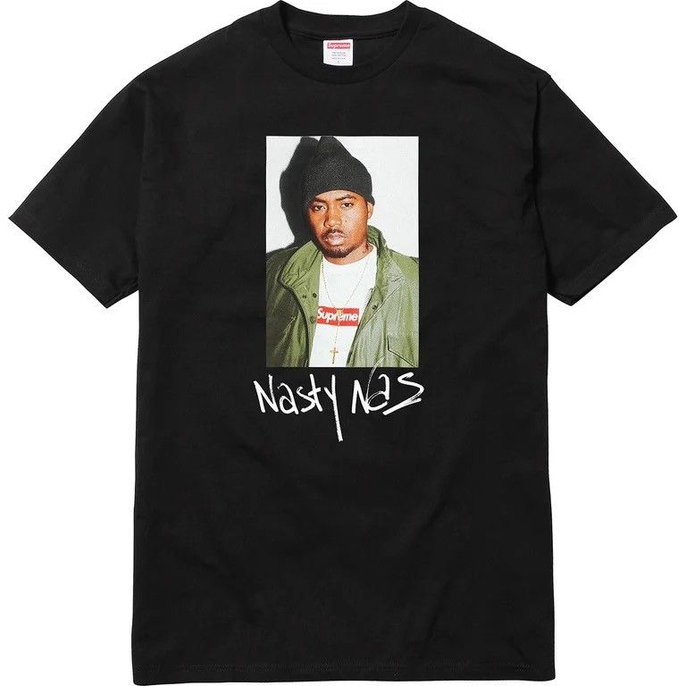 Supreme Supreme Nas Tee Black Size US M / EU 48-50 / 2 - 1 Thumbnail