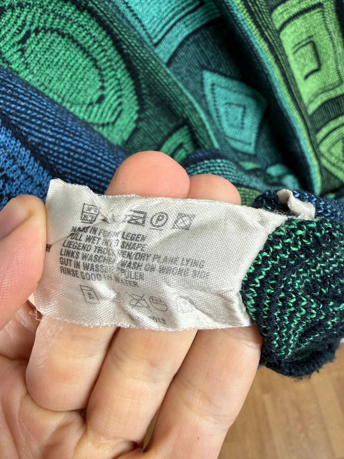 Carlo Colucci Carlo Colucci Vintage Sweater Geometric Knit size 52 Size US L / EU 52-54 / 3 - 10 Thumbnail