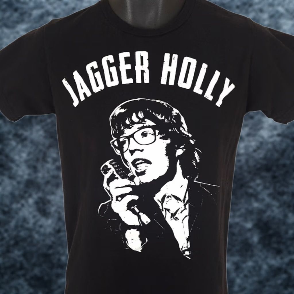 Tultex Jagger Holly T Shirt Mens Size Small Black Funny Band Tee Size US S / EU 44-46 / 1 - 1 Thumbnail