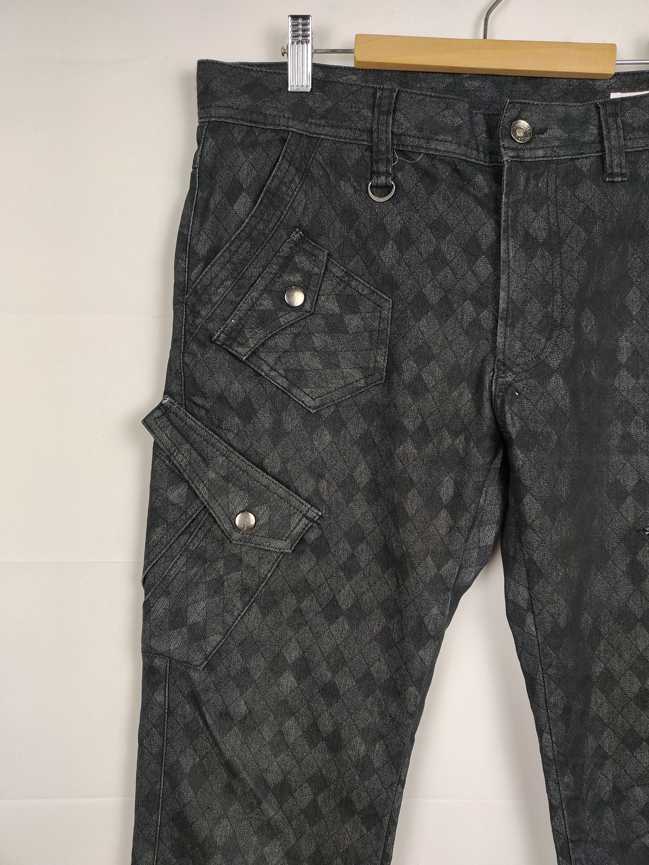 semanticdesign Semantic design Checkered board Flared Bondage Pant Size US 34 / EU 50 - 3 Thumbnail