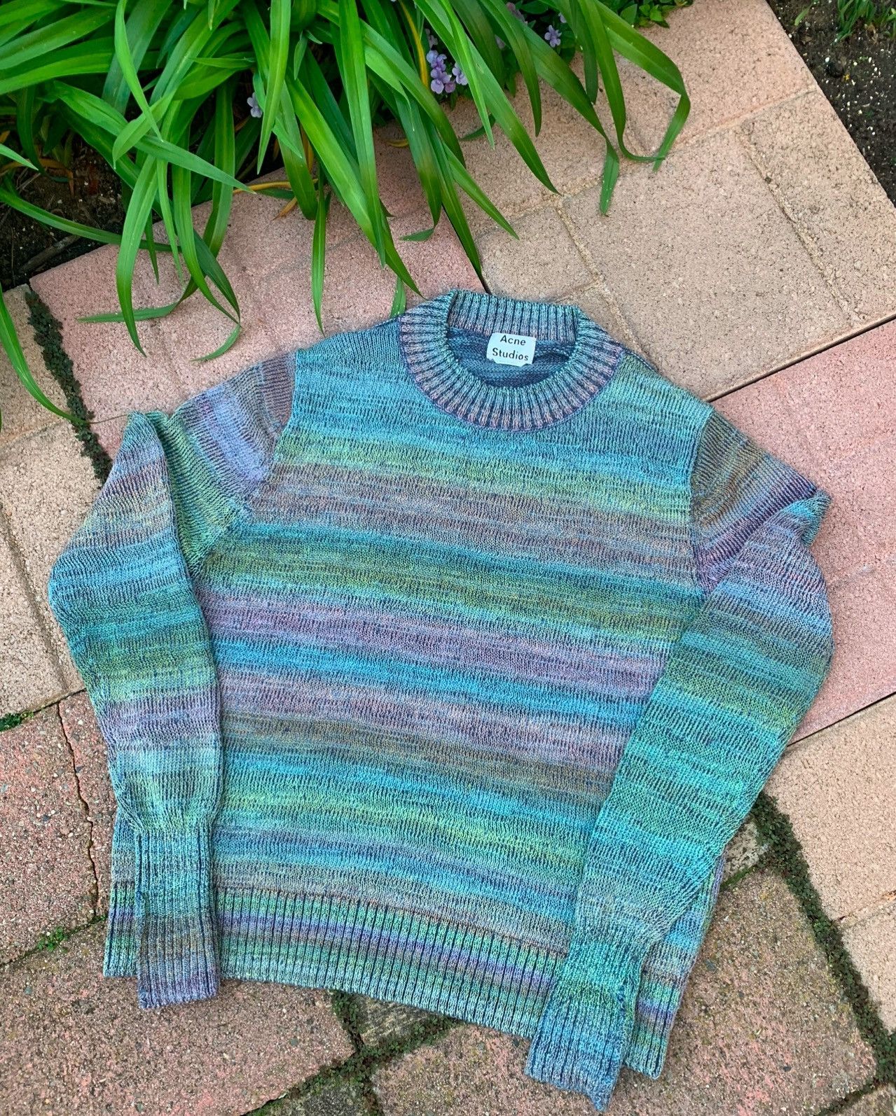 Acne Studios RARE GRAIL Acne Studios electric gradient sweater Size US M / EU 48-50 / 2 - 3 Thumbnail