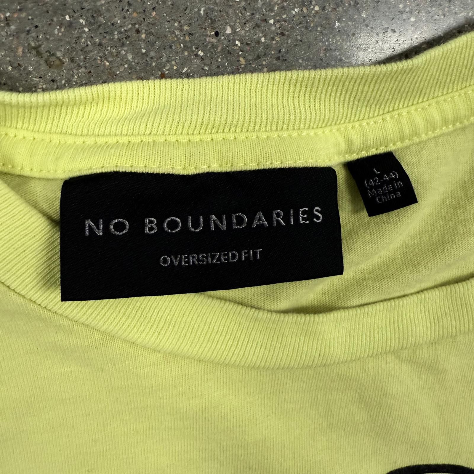 Designer No Boundaries Single Stitch Street Art Shirt - L Oversized Size US L / EU 52-54 / 3 - 4 Thumbnail