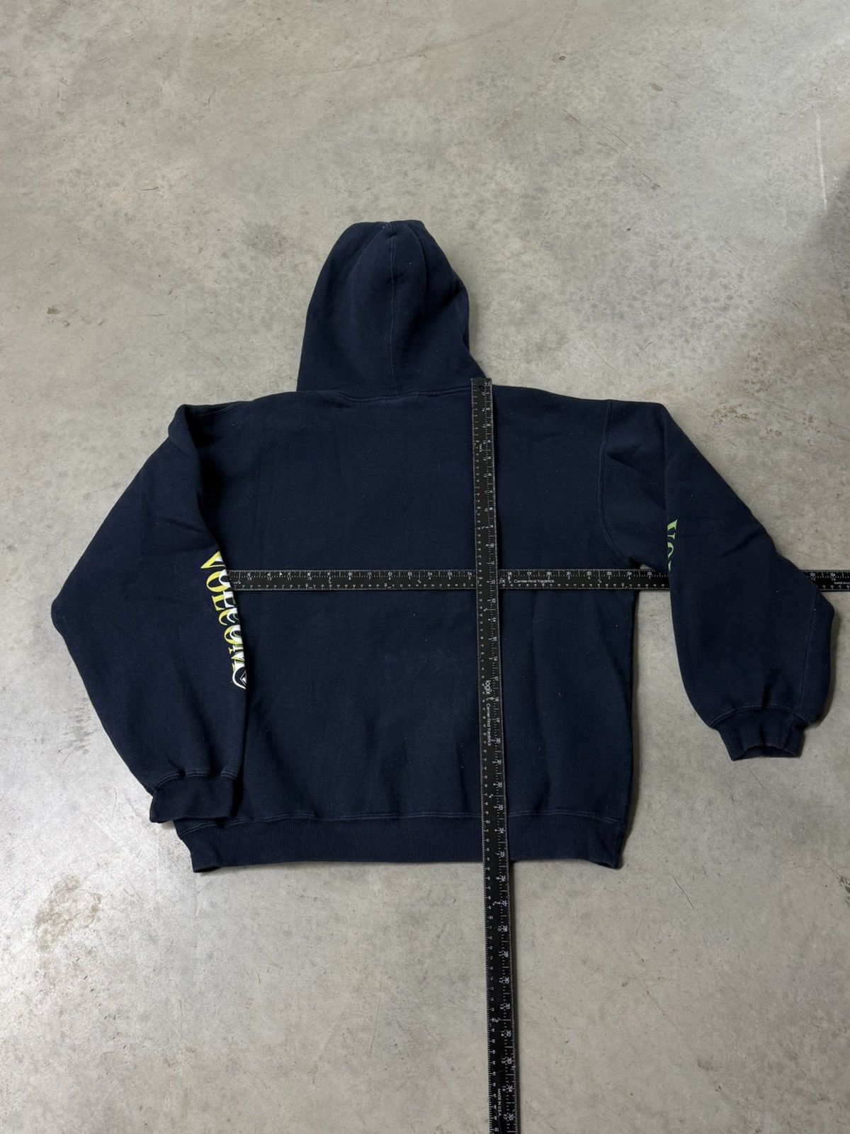 Volcom 2000s Volcom Surf Navy Pacific Hoodie Y2K Sleeve Hits Medium Size US M / EU 48-50 / 2 - 3 Thumbnail