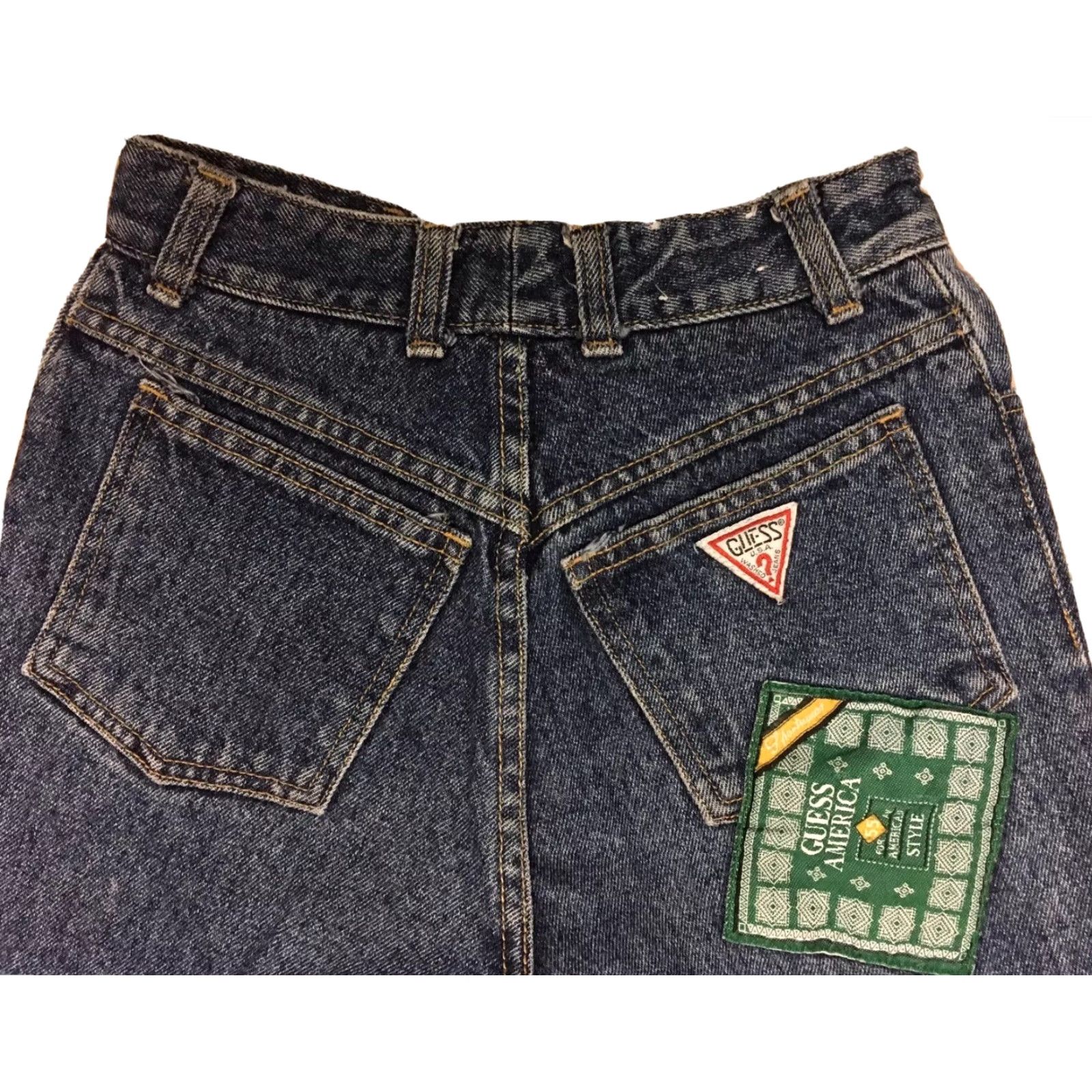 Guess VINTAGE Guess Jeans High Waist Sz 28 25" Waist 80s 1980s Super Sportswear USA Size 28" / US 6 / IT 42 - 3 Thumbnail