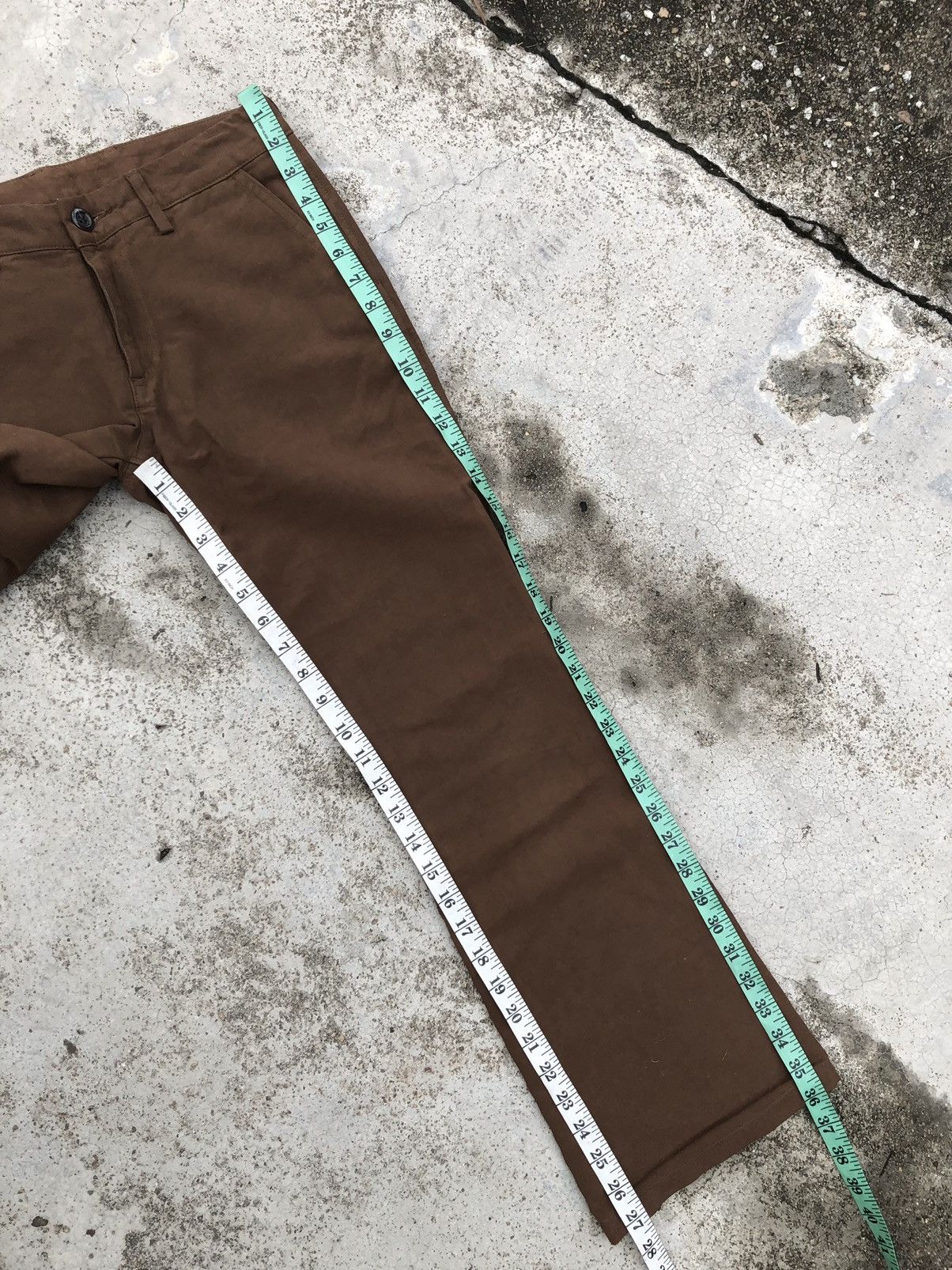 Japanese Brand FLARED ET BOITE PANT BY BLUEWAY JAPAN Size 27" / US 4 / IT 40 - 8 Thumbnail