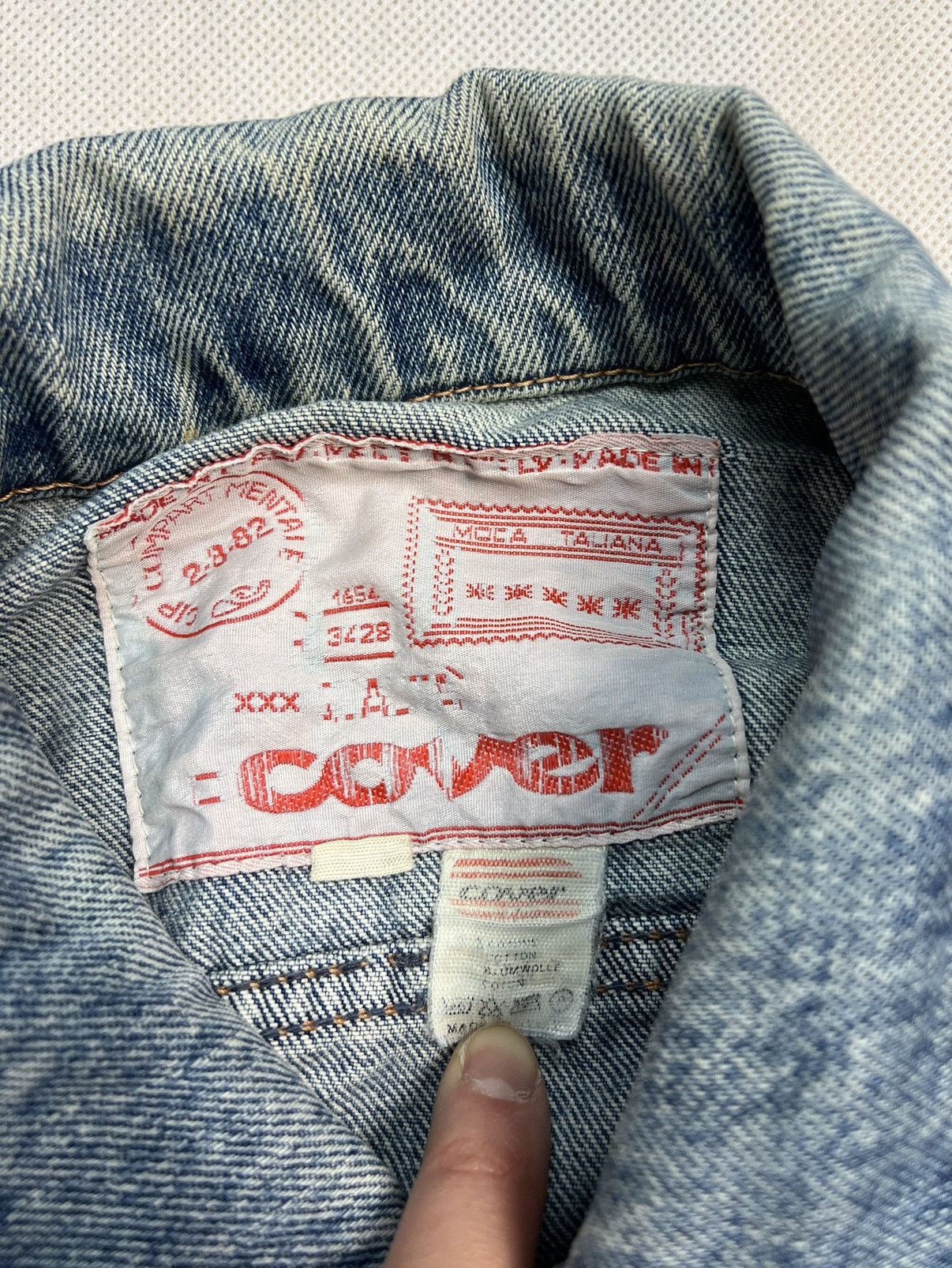 Vintage Jeans Jacket Cover Vintage 80’s 90’s Blue Size US L / EU 52-54 / 3 - 4 Thumbnail