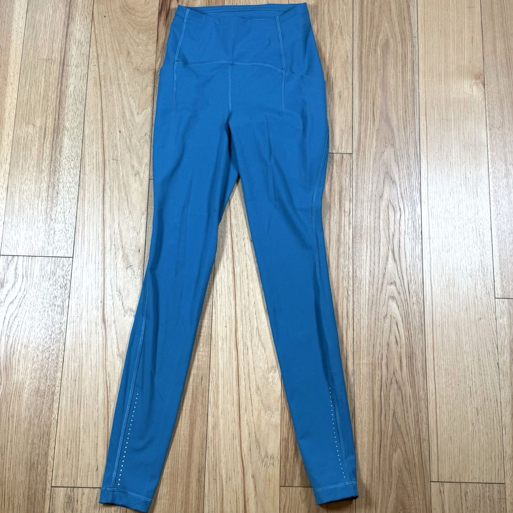 Lululemon Lululemon Swift Speed High Rise Tights Women’s 2 Blue Workout Athletic Leggings Compression Women Size ONE SIZE - 3 Thumbnail