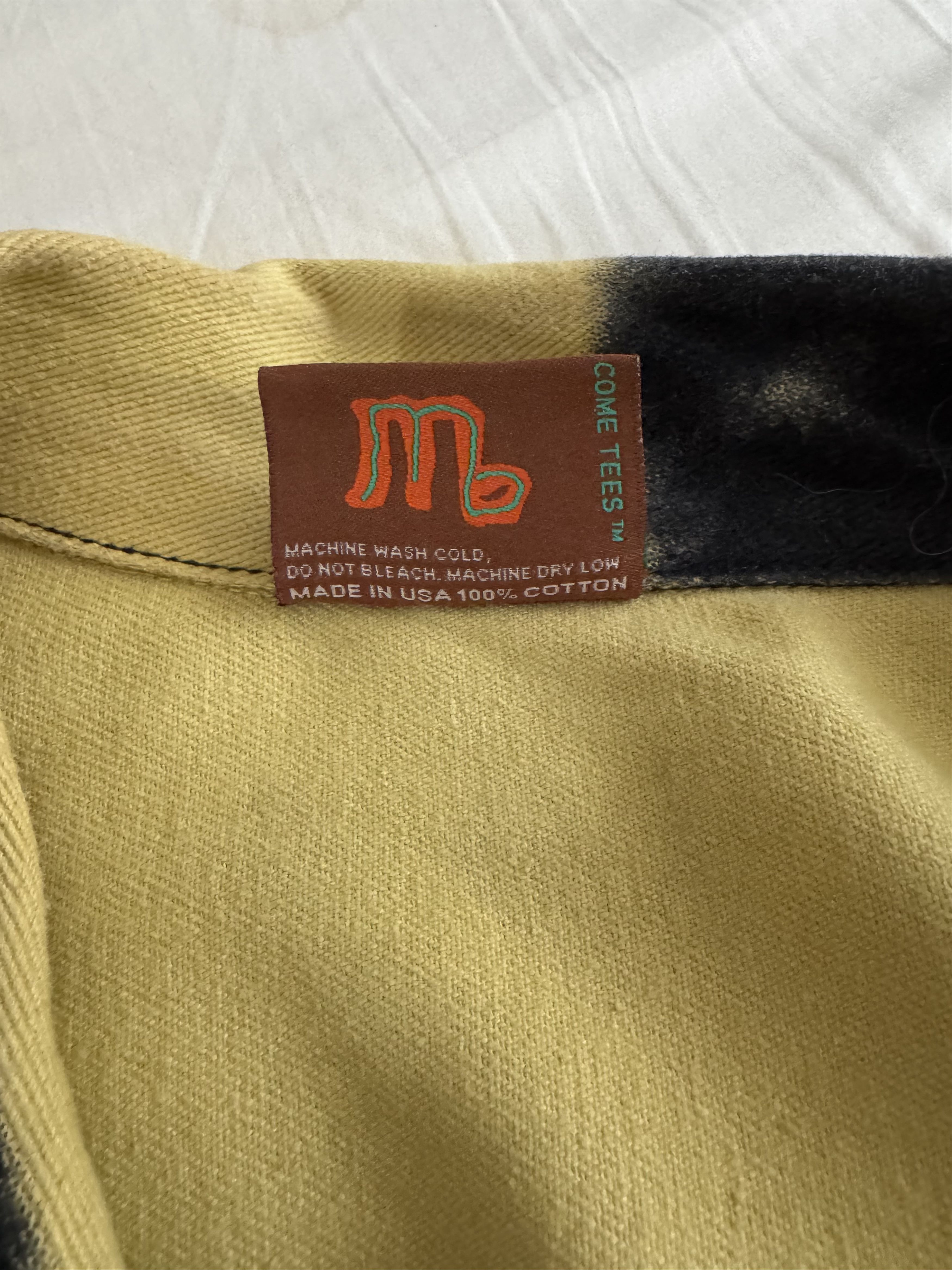 Come Tees Yellow and Black Denim Jacket Size US M / EU 48-50 / 2 - 5 Thumbnail