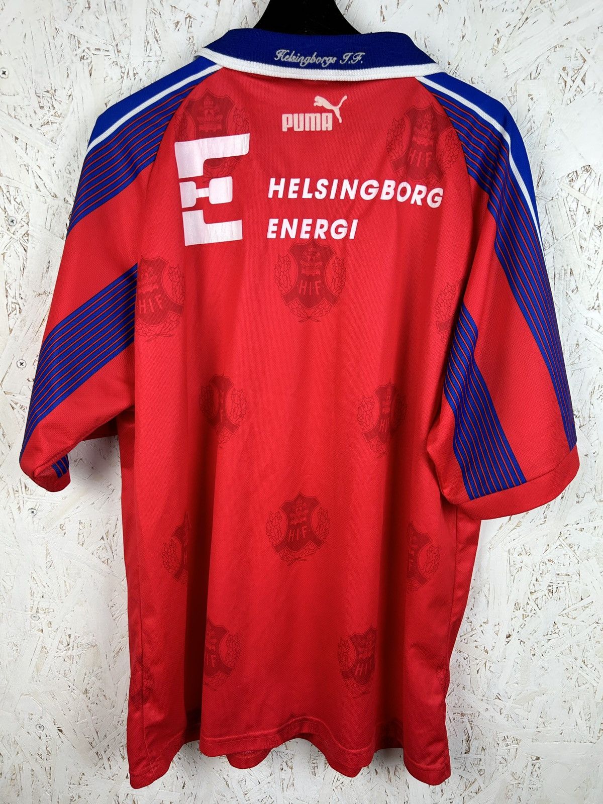 Puma Vintage Puma Helsingborgs IF 1997 Home Kit Soccer Jersey Size US XL / EU 56 / 4 - 6 Thumbnail