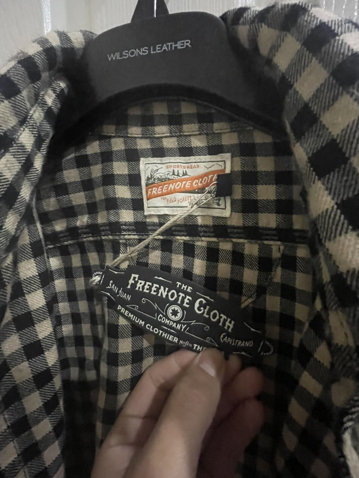 Freenote Cloth Freenote cloth gingham wells button up shirt, medium Size US M / EU 48-50 / 2 - 2 Thumbnail