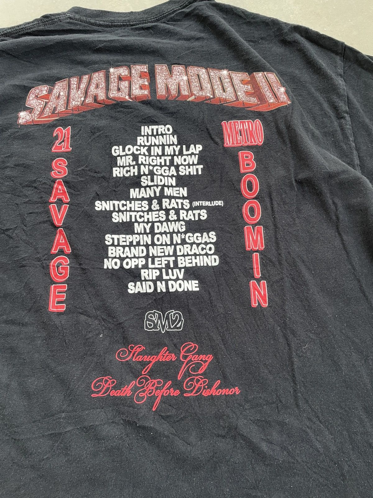 Rap Tees SAVAGE MODE 2 RAP TEE Size US XL / EU 56 / 4 - 5 Thumbnail