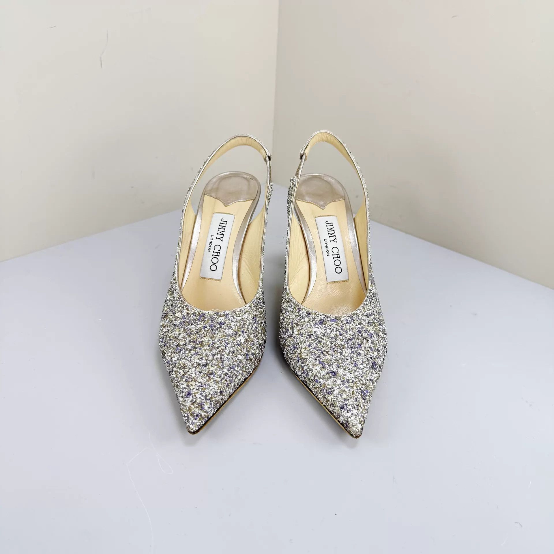 Jimmy Choo Jimmy Choo Sequin Heels 35 95% New Size US 4.5 / IT 34.5 - 2 Thumbnail