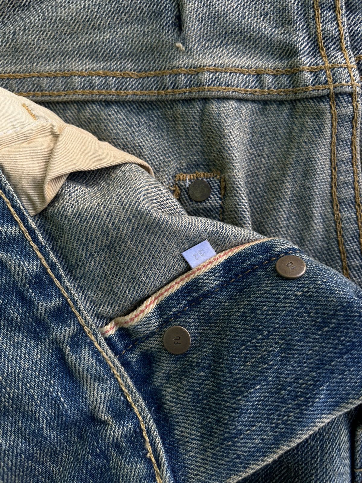 Ermenegildo Zegna × Fear of God Fear of God Ermenegildo Zegna Blue Denim Jeans Size US 32 / EU 48 - 9 Thumbnail