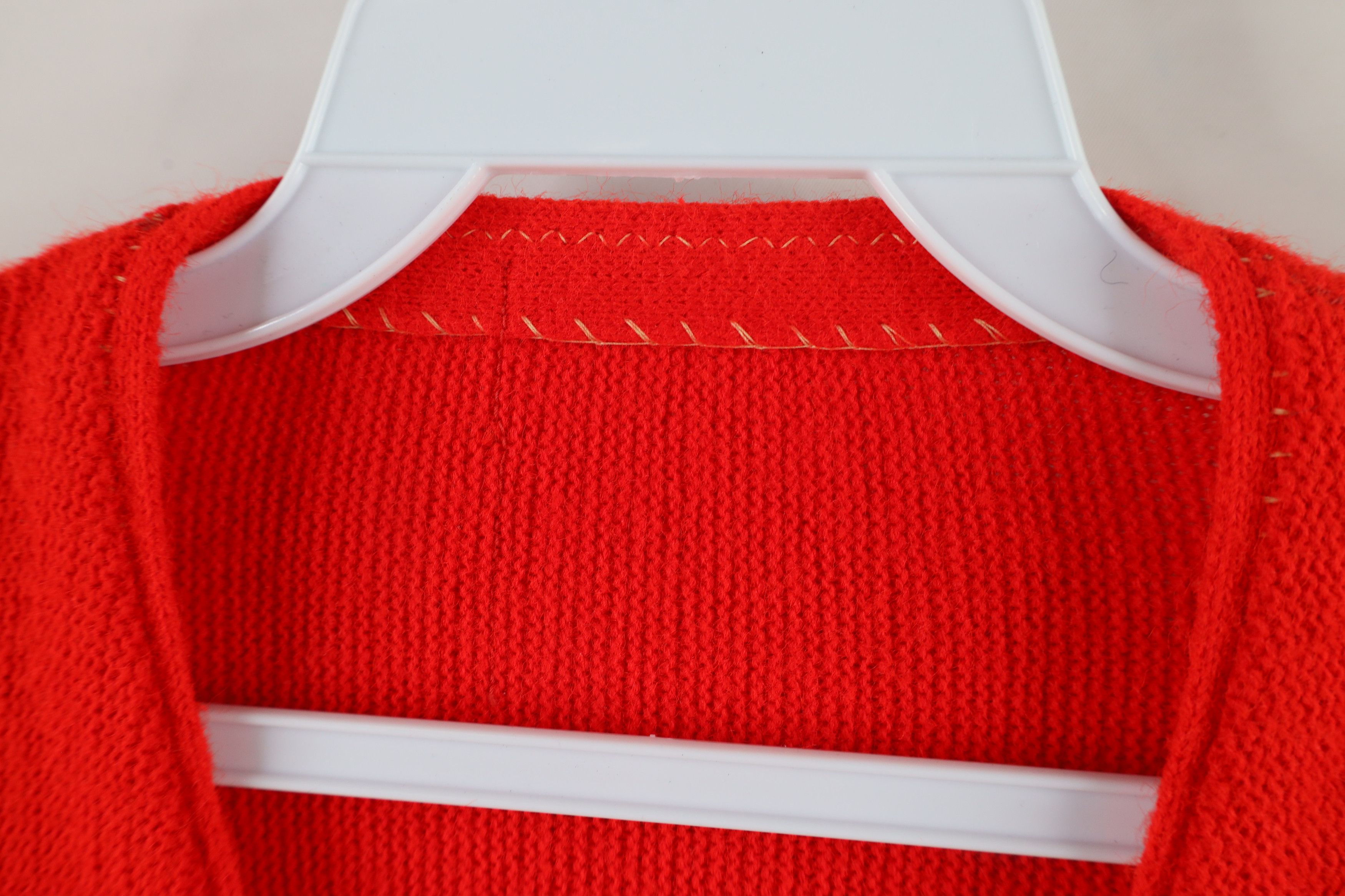 Vintage Vintage 50s 60s Streetwear Knit Cardigan Sweater Red USA Size US M / EU 48-50 / 2 - 7 Thumbnail