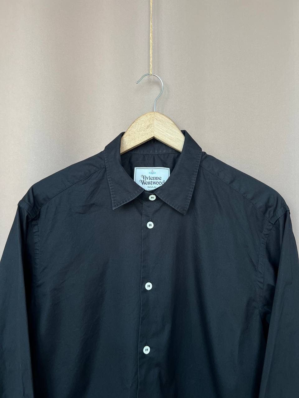 Vivienne Westwood Vivienne Westwood Black Button Down Shirt Mens Size 50 or M Size US M / EU 48-50 / 2 - 2 Thumbnail
