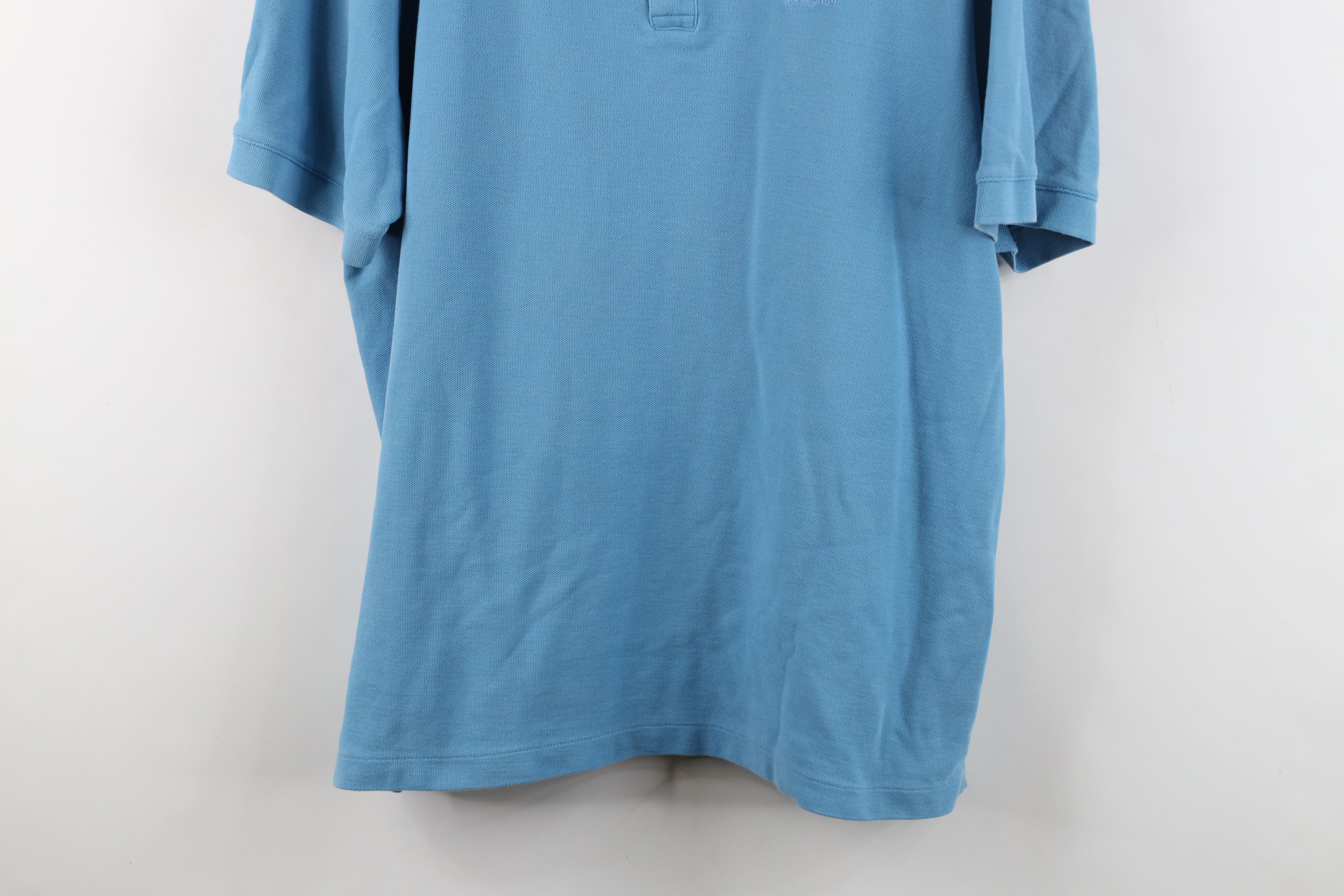 Patagonia Vintage Patagonia Spell Out Organic Cotton Polo Shirt Blue Size US L / EU 52-54 / 3 - 3 Thumbnail