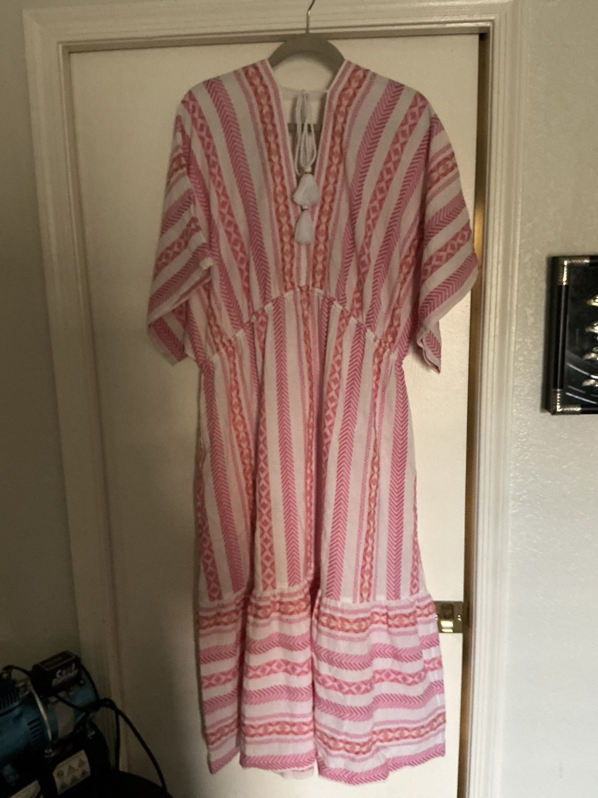 Tommy Bahama Geo jacquard midi coverup dress Size XL / US 12-14 / IT 48-50 - 3 Thumbnail