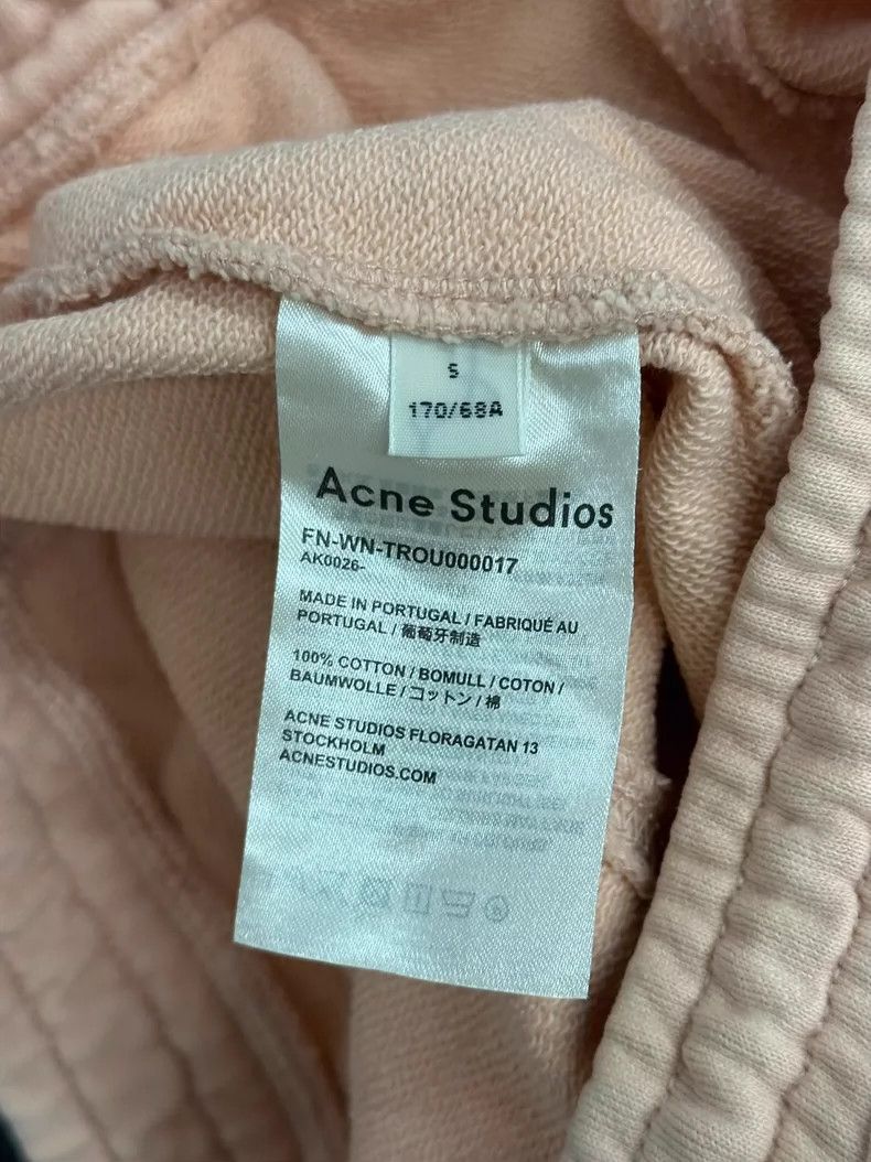 Acne Studios acne studios size:s Pink lettered slacks 2503-Nextarrow Size US 36 / EU 52 - 5 Thumbnail
