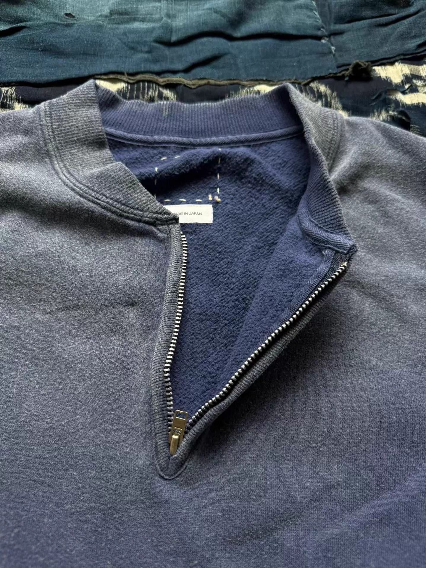 Visvim VISVIM MONDO HENLEY ZIP S/S CRASH NAVY US 2 New Size US M / EU 48-50 / 2 - 7 Thumbnail
