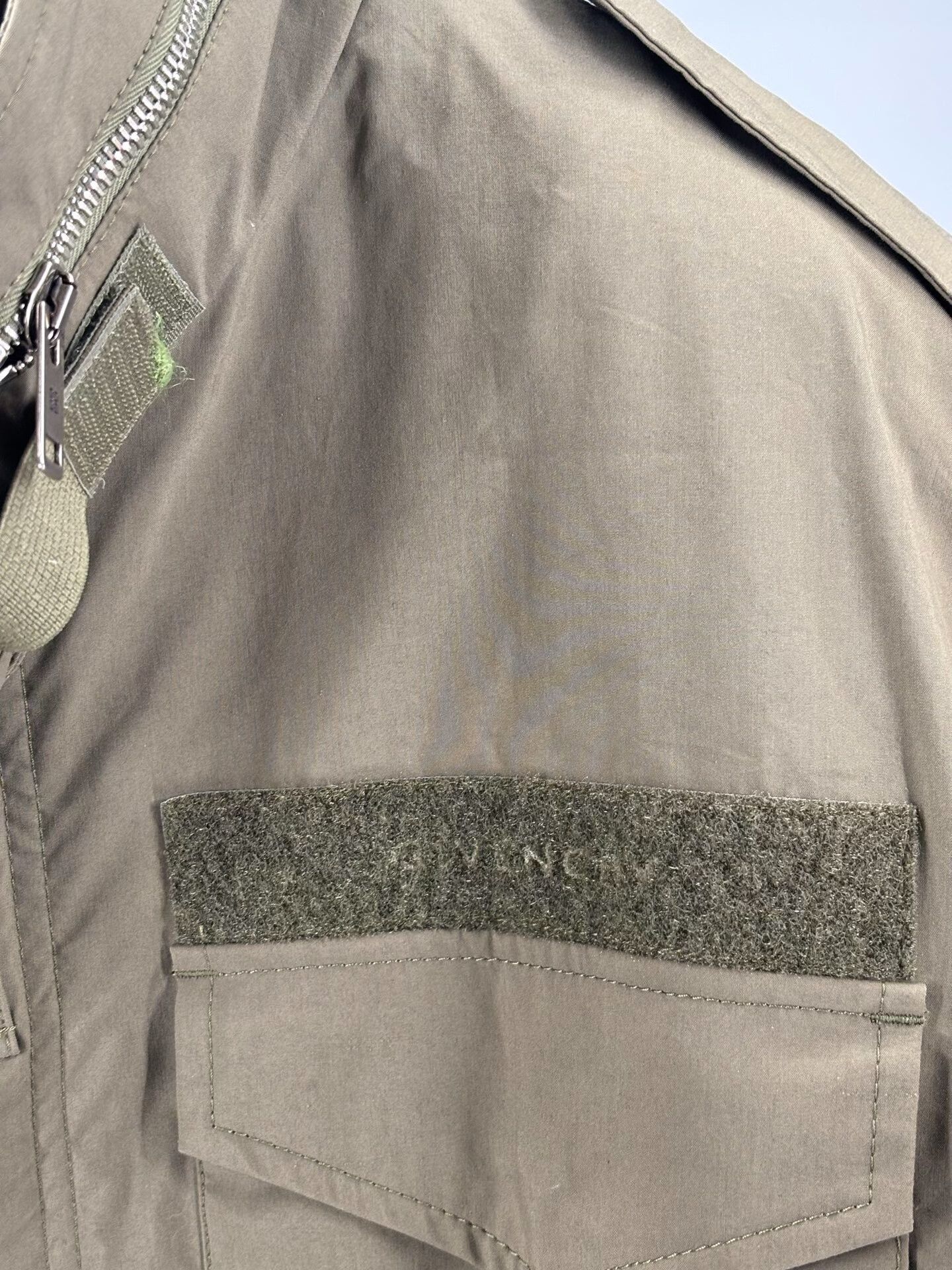 Givenchy Givenchy M65 Military Jacket in Olive Green Size US L / EU 52-54 / 3 - 3 Thumbnail