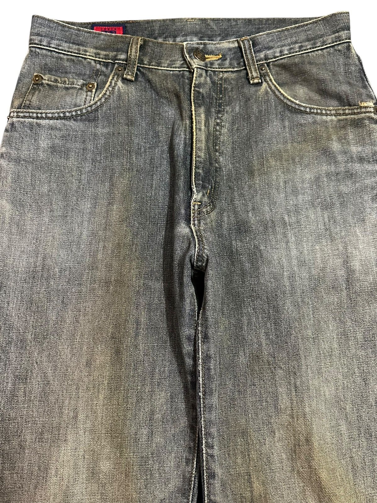 Edwin Vintage Edwin 503 Mud Wash Style Distress Loose Jeans Size US 29 - 3 Thumbnail