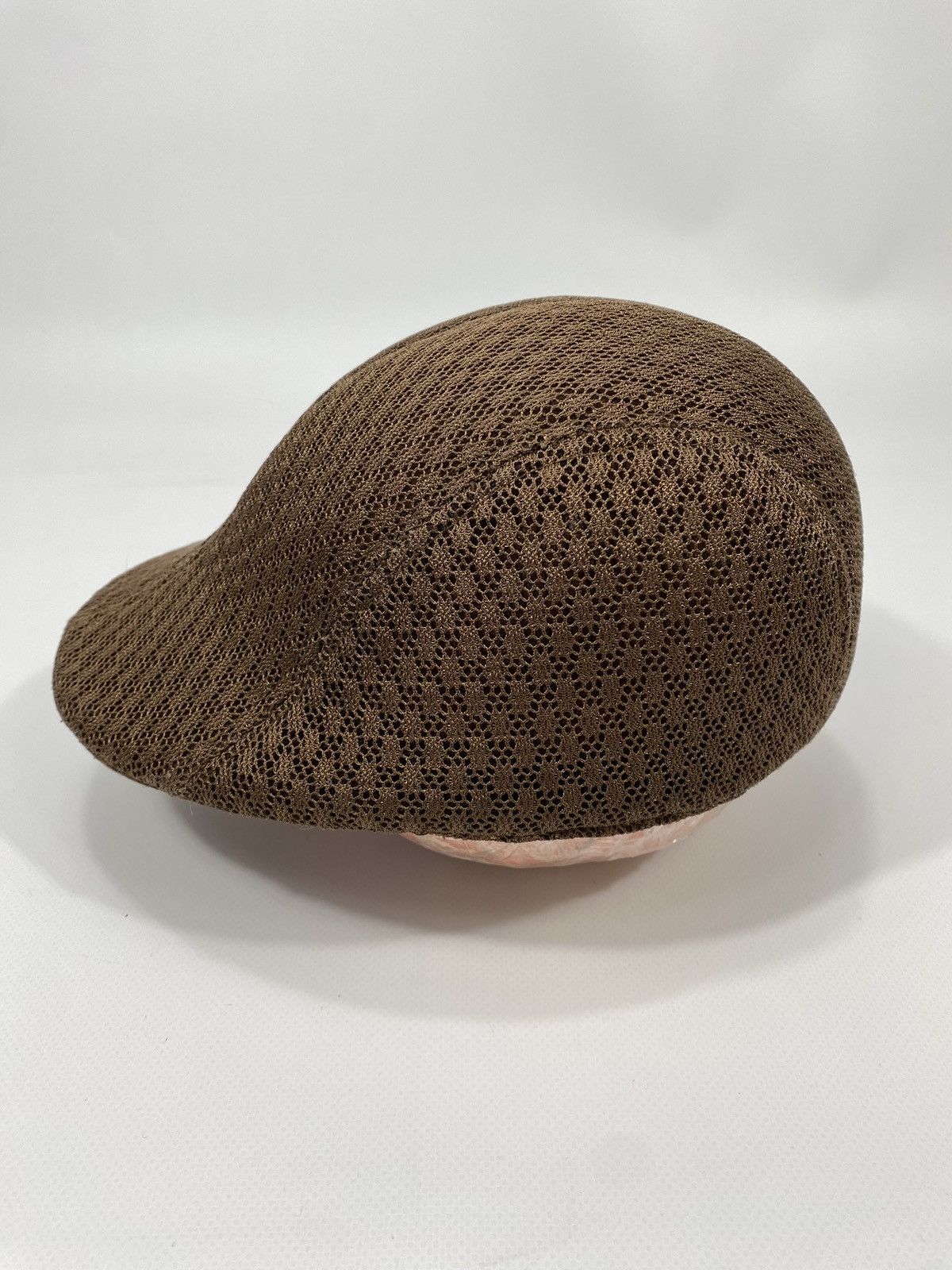 Vintage Vintage Mesh Guipure Material Flat Cap Sport Hat Size ONE SIZE - 7 Thumbnail