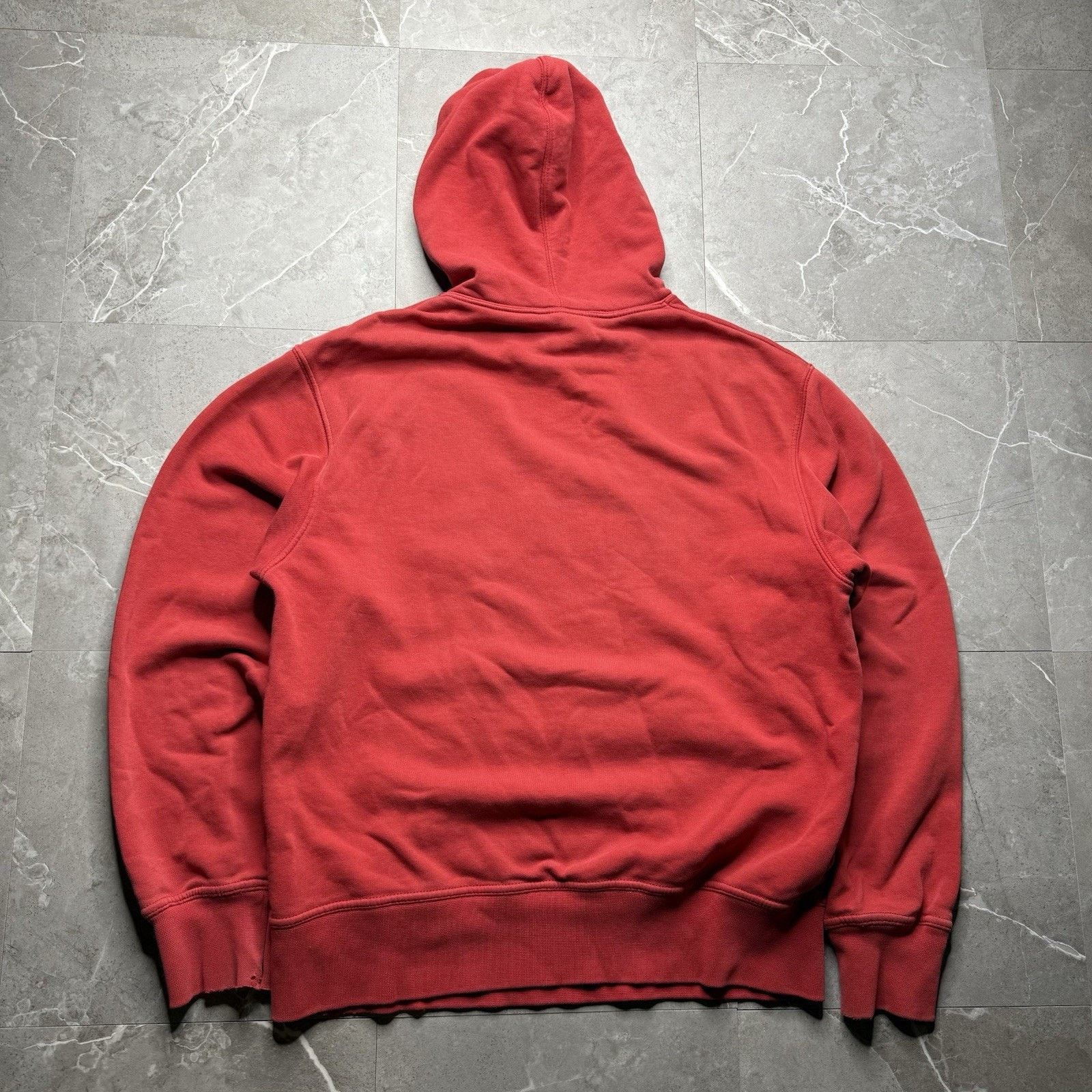 Nike Vintage Nike Spell Out Red Hoodie Silver Bar Tag Size US M / EU 48-50 / 2 - 6 Thumbnail