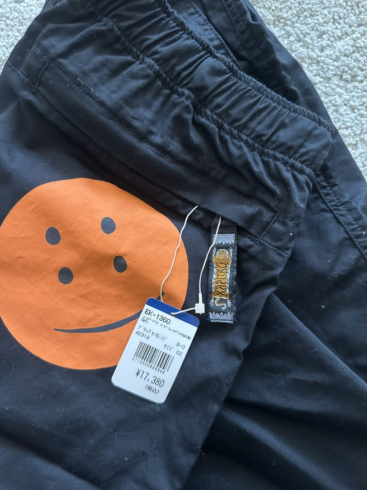 Kapital Kapital Orange Smiley Face Black Shorts Size US 32 / EU 48 - 3 Thumbnail