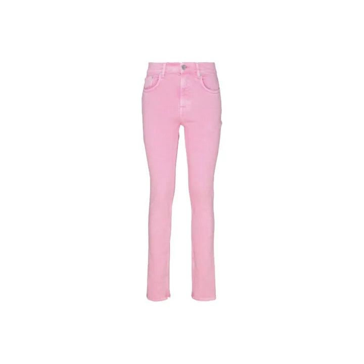 Balenciaga SS23 Pink Straight-Leg Jeans for Women 0079