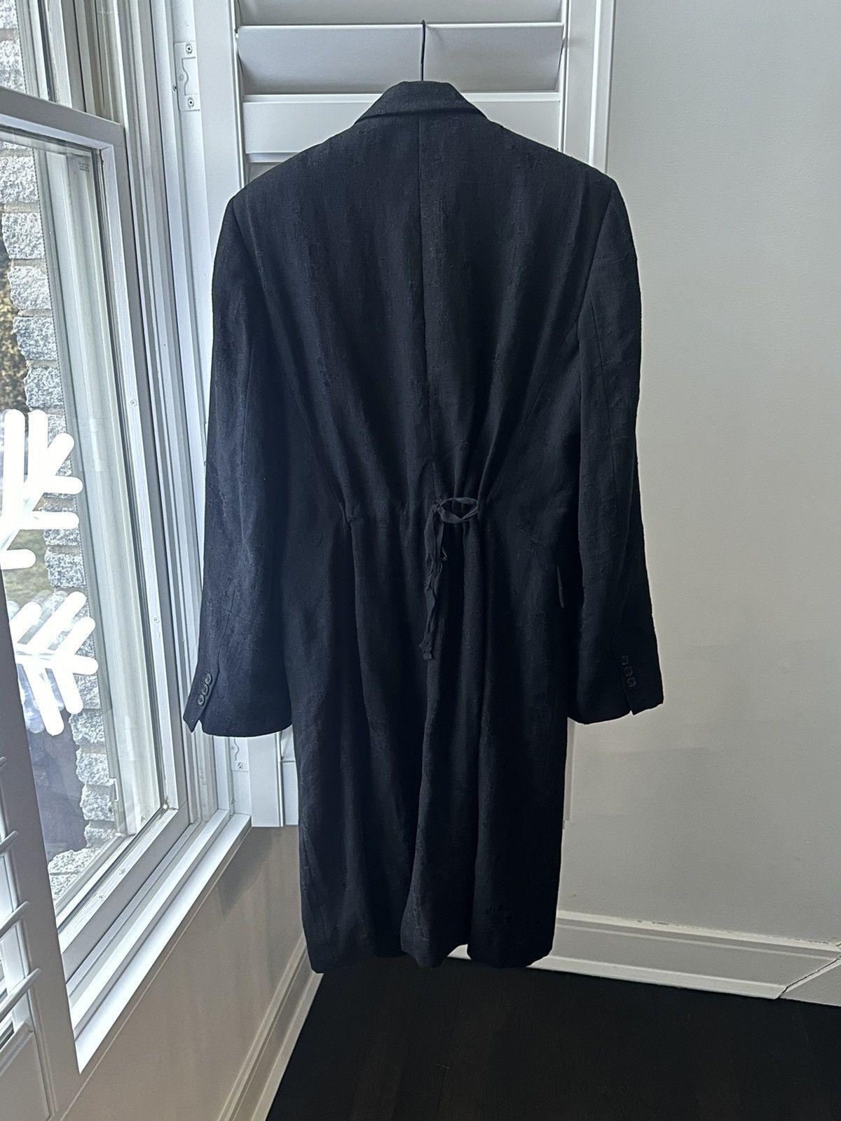 Ann Demeulemeester Ann demeulemeester ss17 linen damaged processed coat Size US L / EU 52-54 / 3 - 6 Thumbnail